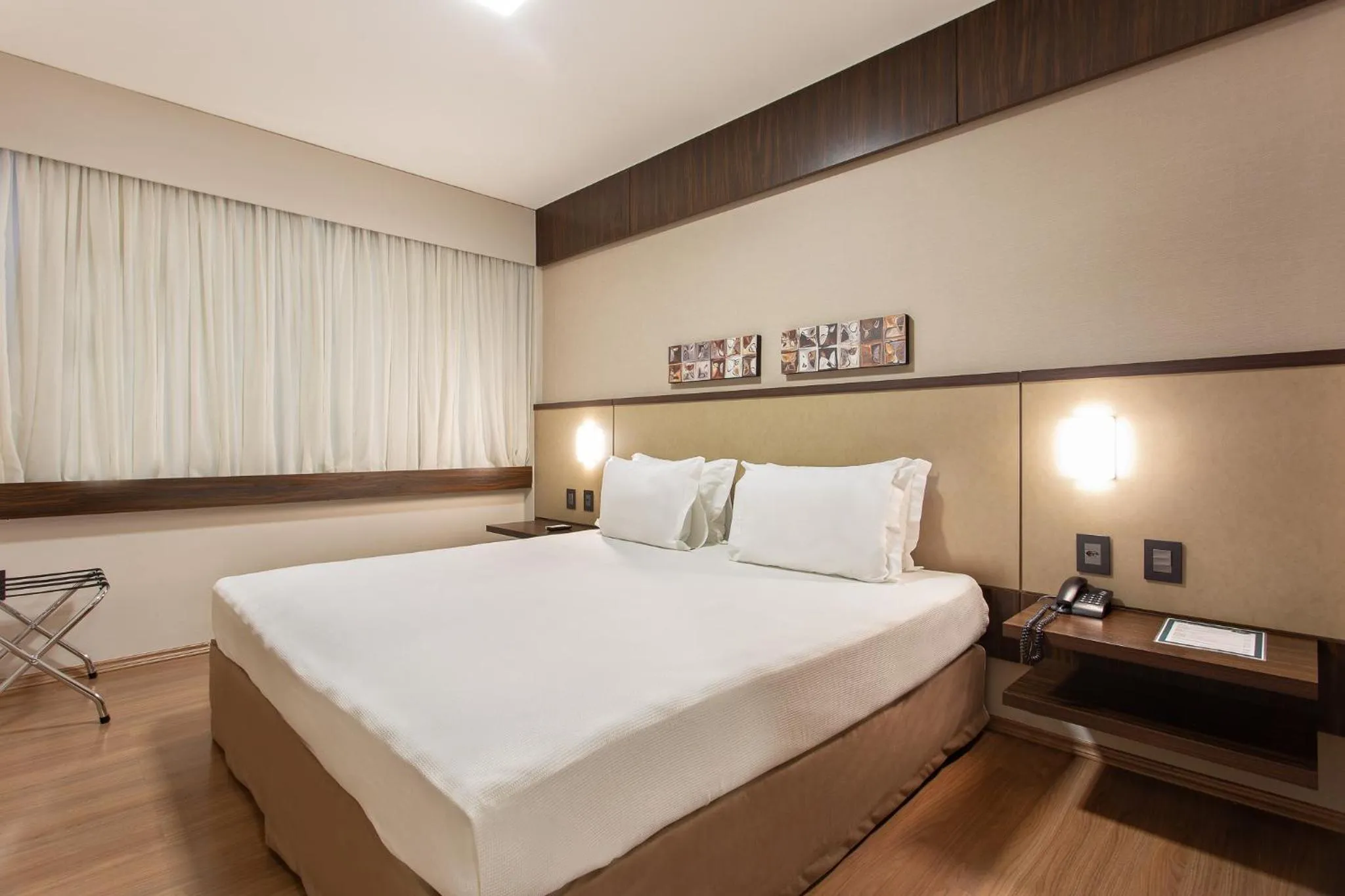 Bedroom, Bed in Bourbon Londrina Hotel