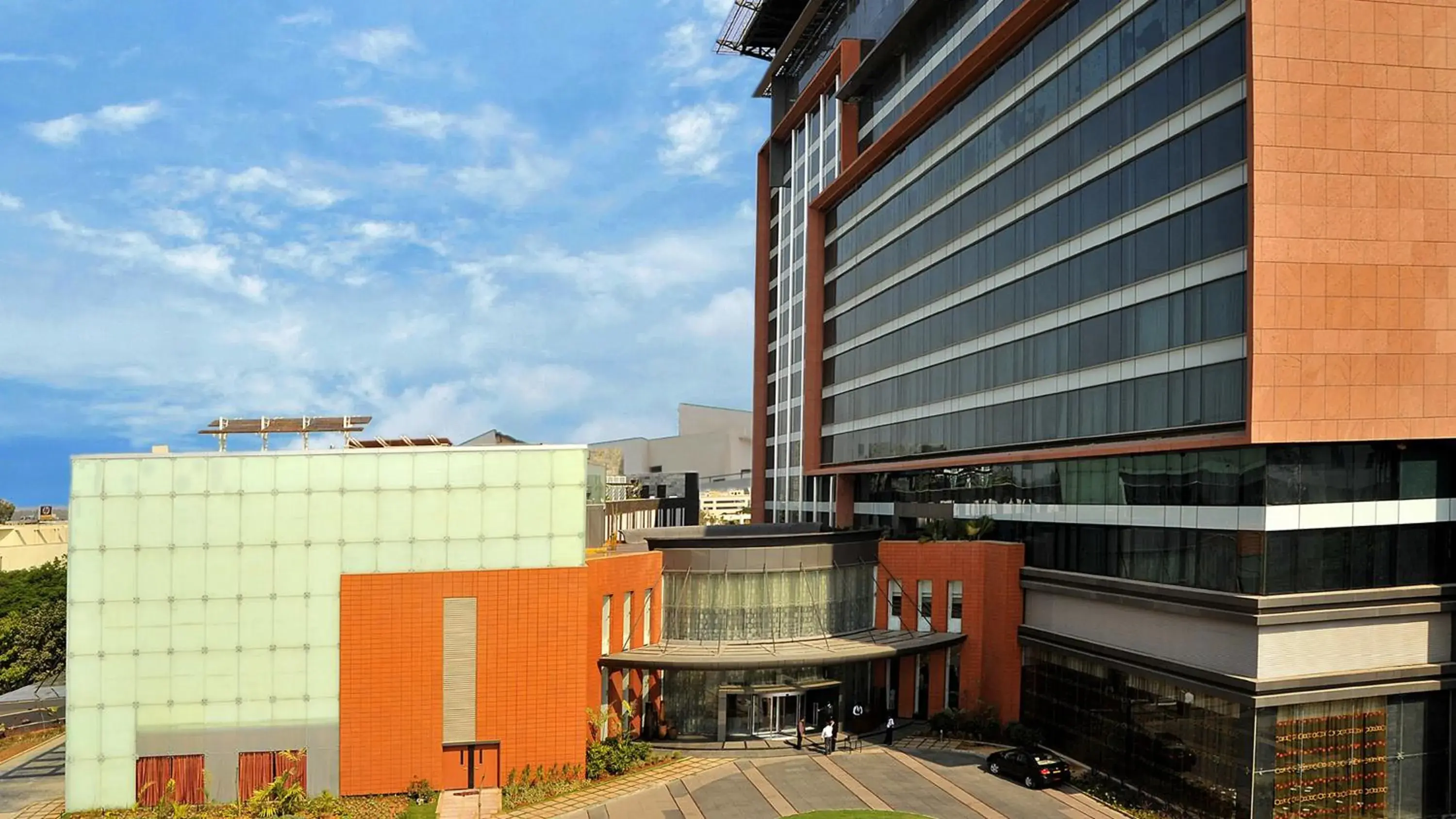 Facade/entrance in The Oterra Facade/entrance in The Oterra