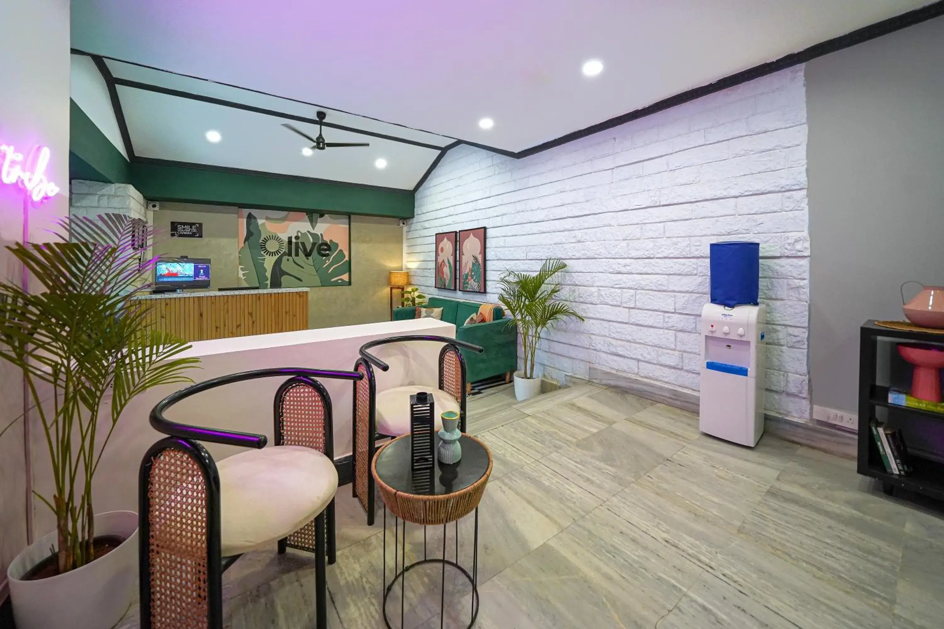 Lobby or reception in Olive Zip Indiranagar Metro by Embassy Group Lobby or reception in Olive Zip Indiranagar Metro by Embassy Group