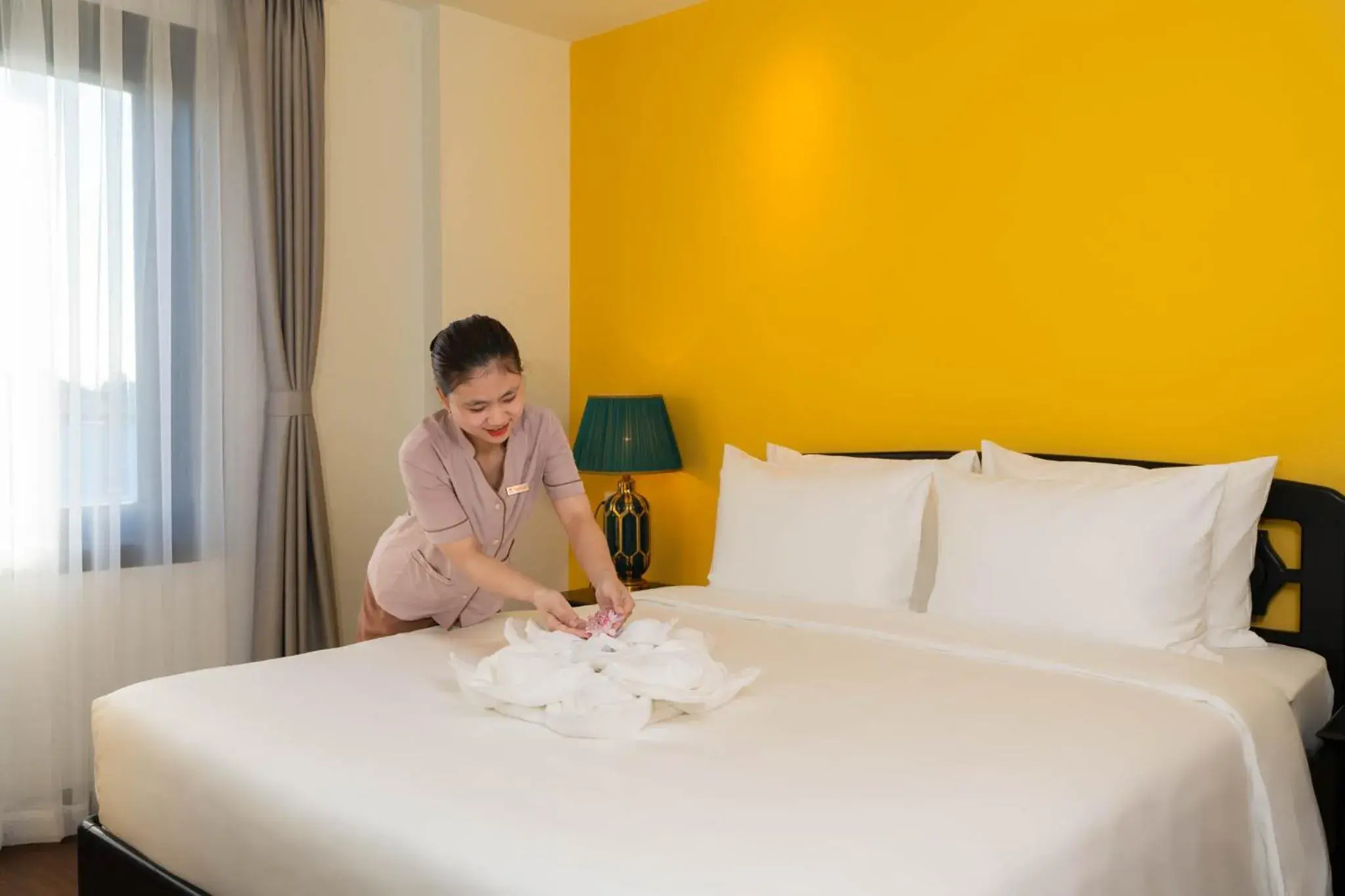 Bed in Oriental Boutique Hoi An Bed in Oriental Boutique Hoi An