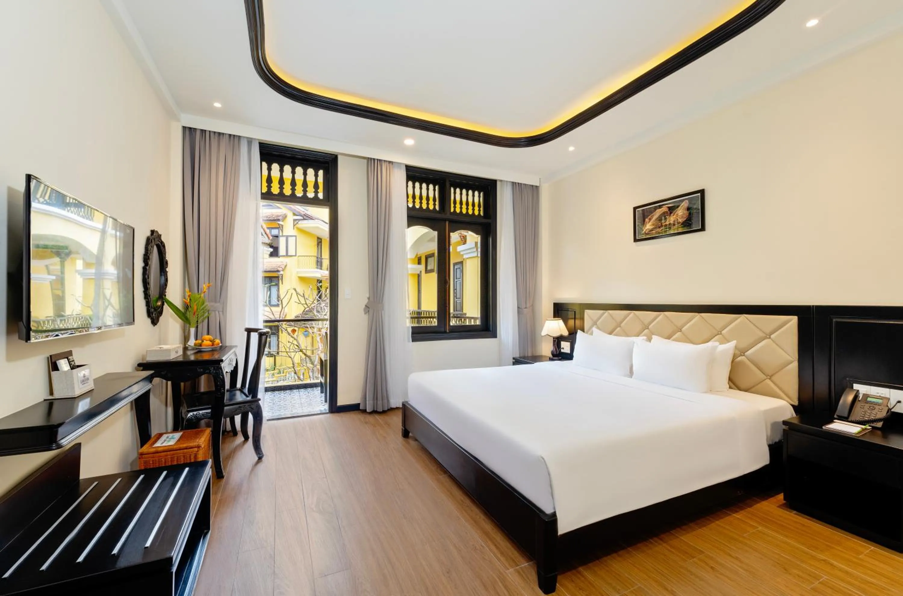 Bed in Lantern Boutique Hoi An