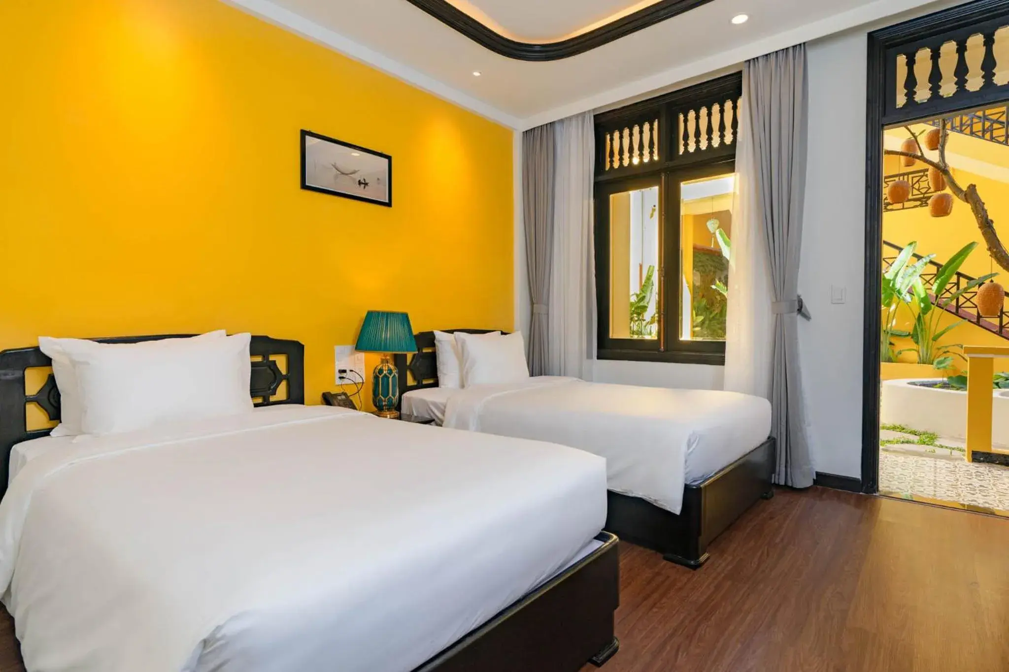 Twin Room with Garden View in Lantern Boutique Hoi An Twin Room with Garden View in Lantern Boutique Hoi An