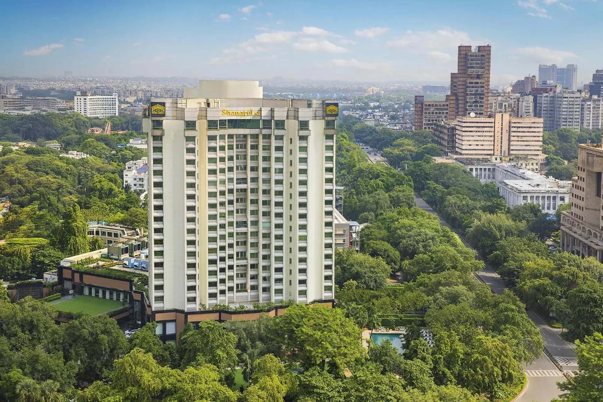 Property building in Shangri-La Eros New Delhi Property building in Shangri-La Eros New Delhi