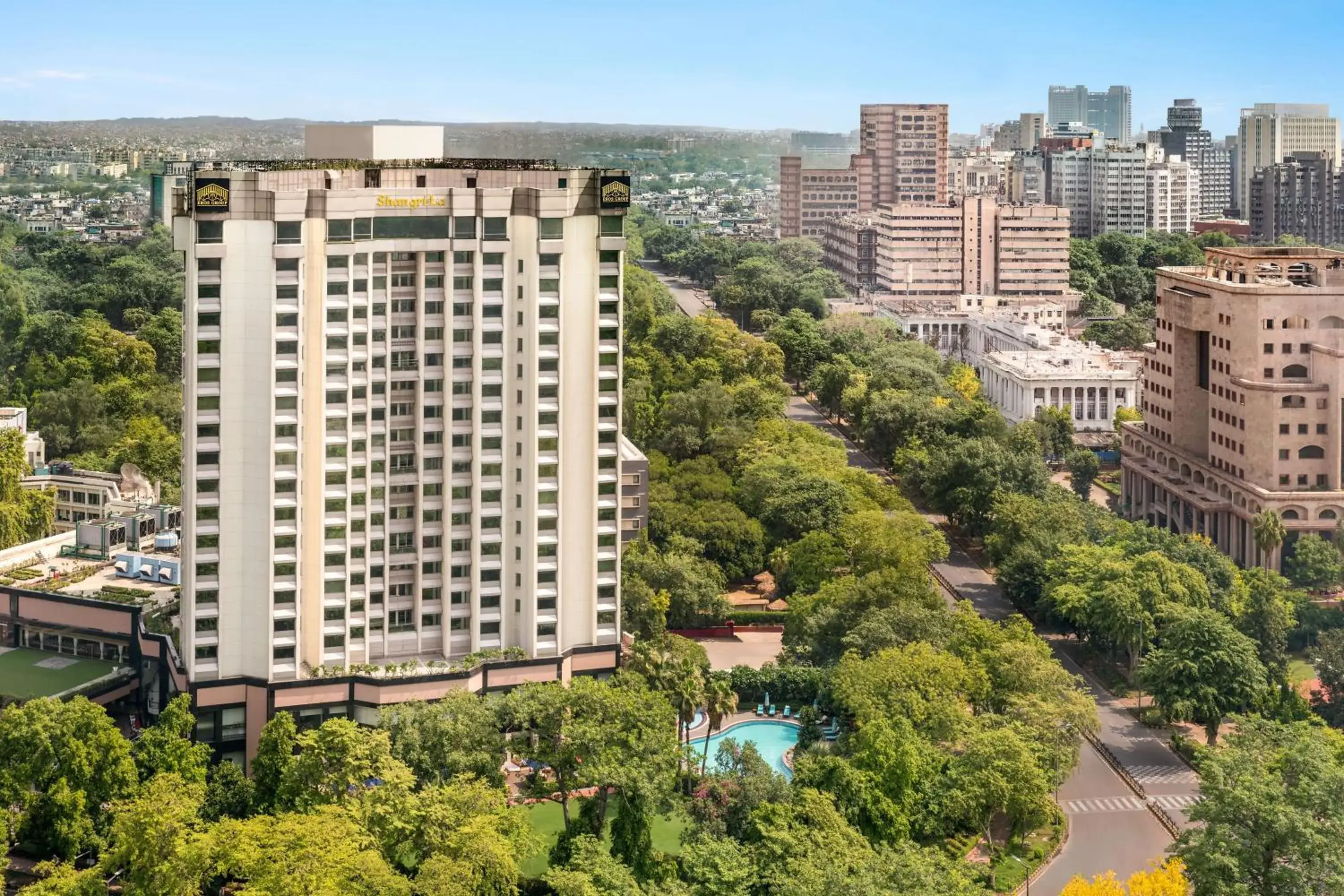 Property building in Shangri-La Eros New Delhi Property building in Shangri-La Eros New Delhi