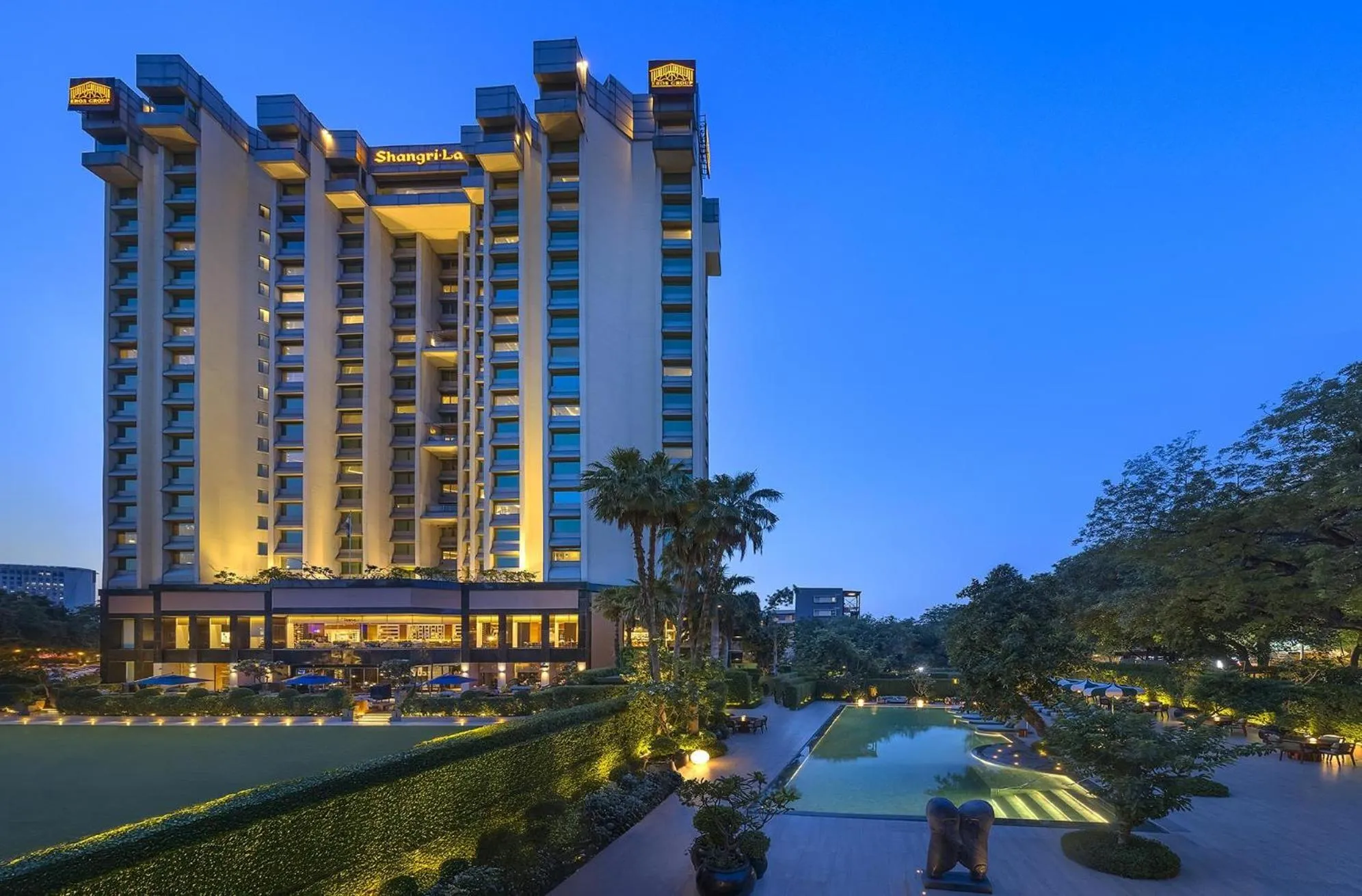 Property building in Shangri-La Eros New Delhi