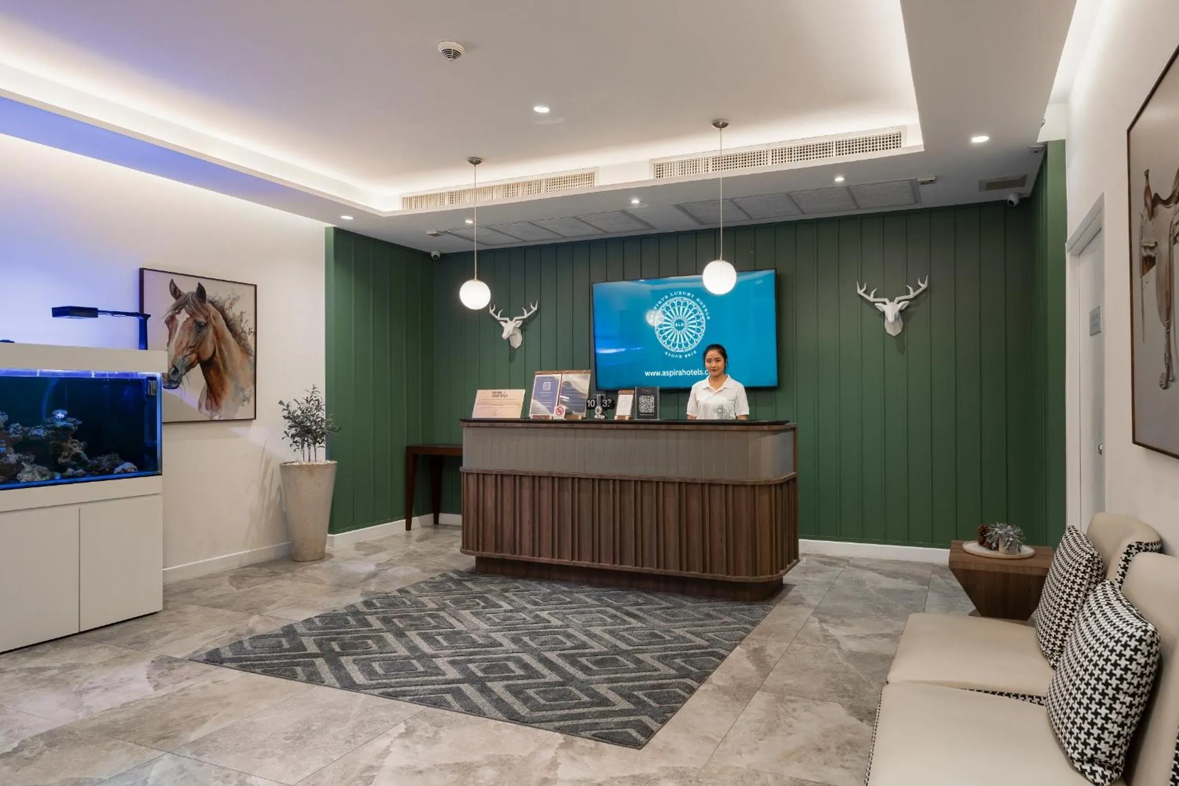 Lobby or reception in The Legacy Hotel Nana Sukhumvit, Aspira Collection