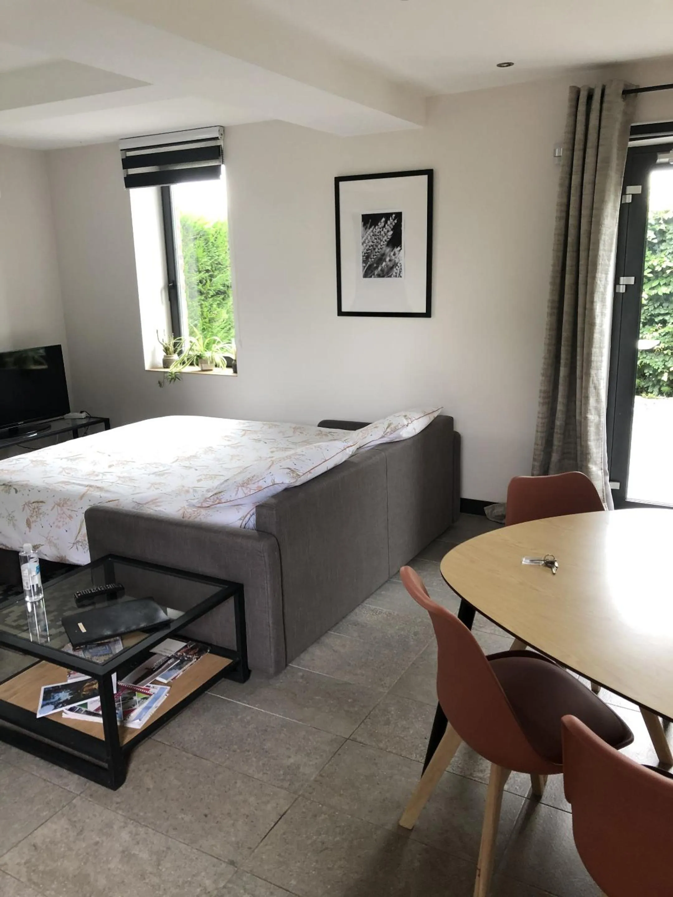 Bedroom, Bed in Aux Herbes Hautes