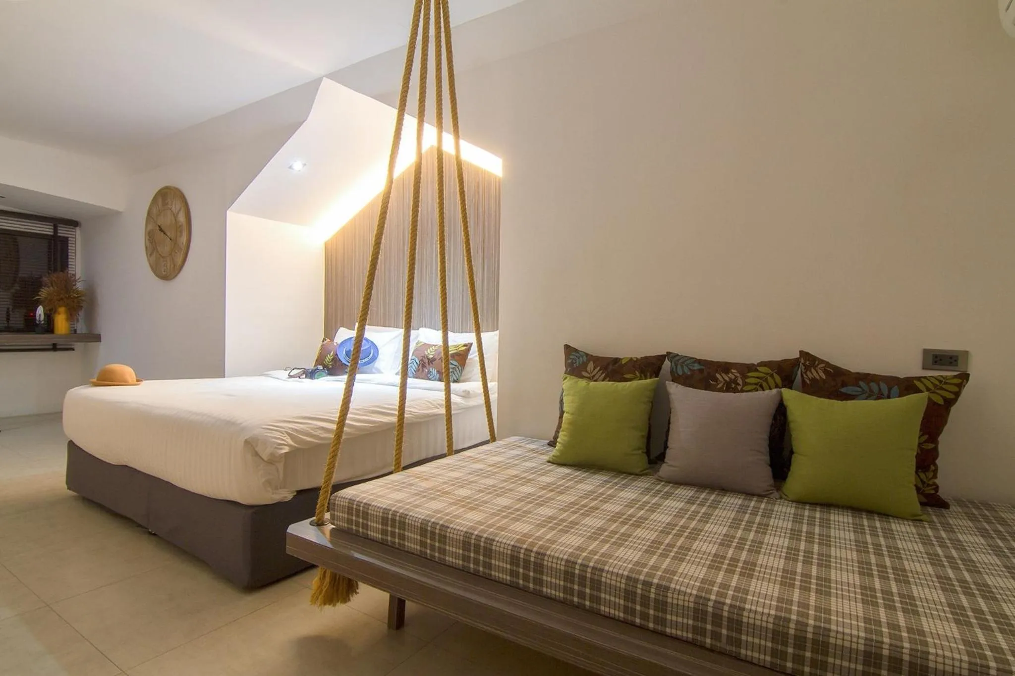 Bed in Bossotel Chiang Mai