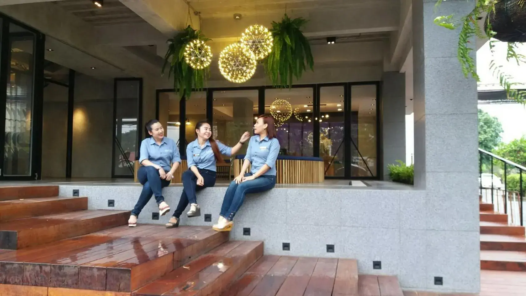 Lobby or reception in Bossotel Chiang Mai Lobby or reception in Bossotel Chiang Mai