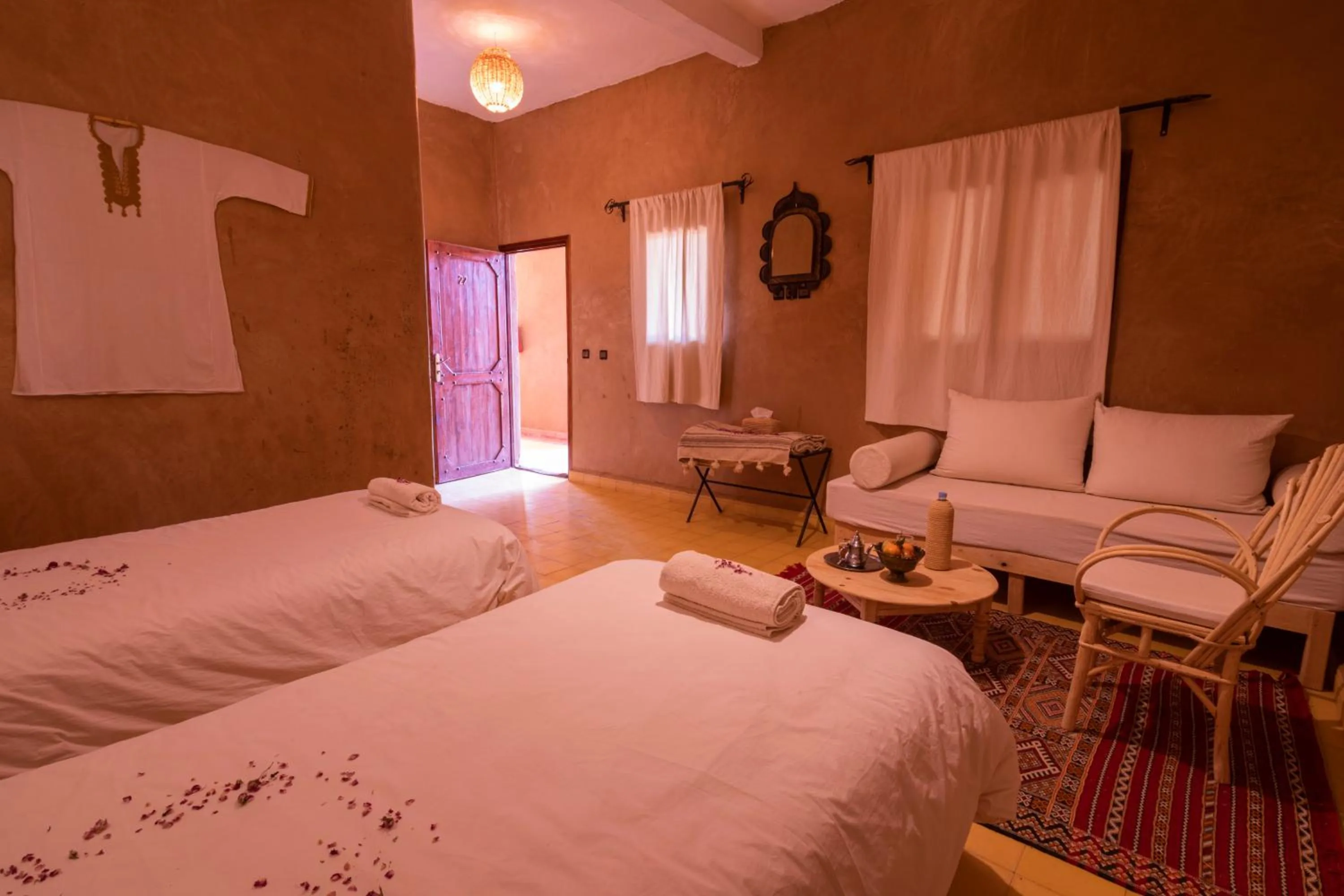 Bed in Hotel Kasbah Sahara Services - M'Hamid El Ghizlane