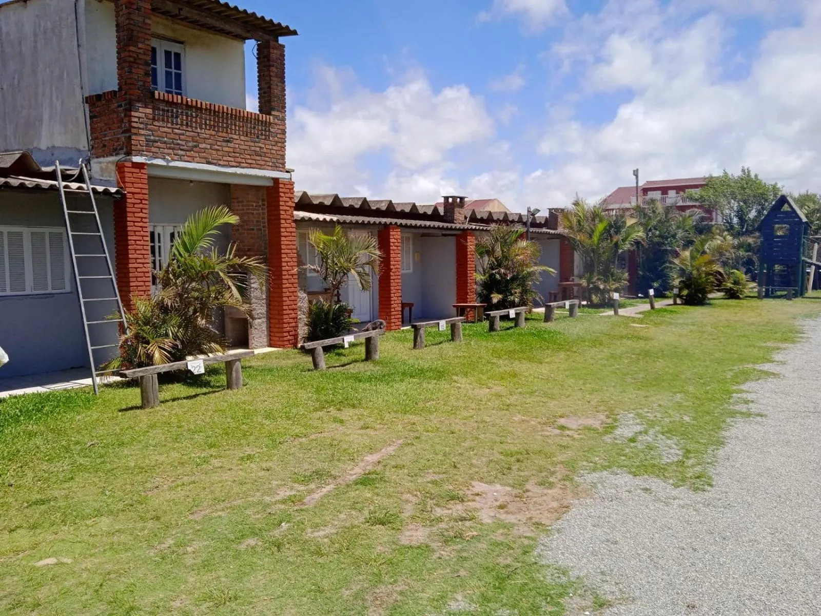 Garden view in Pousada do Mar