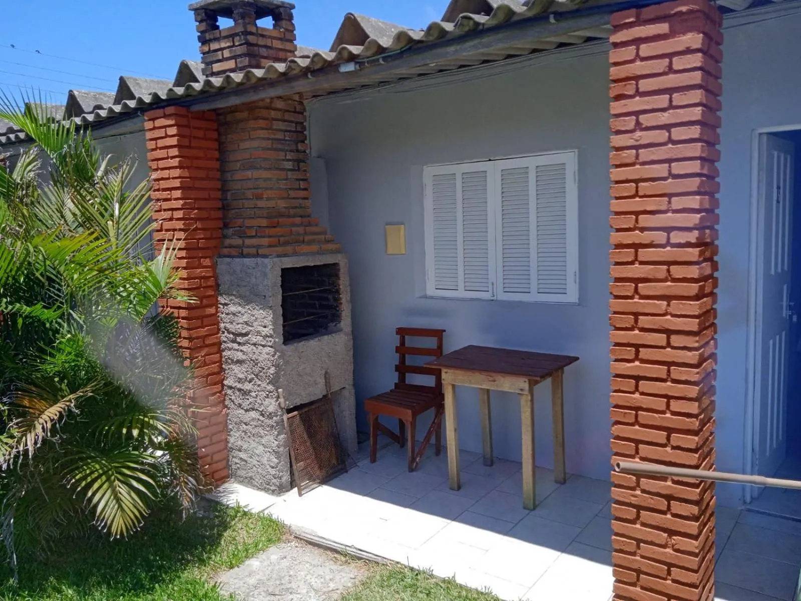 BBQ facilities in Pousada do Mar