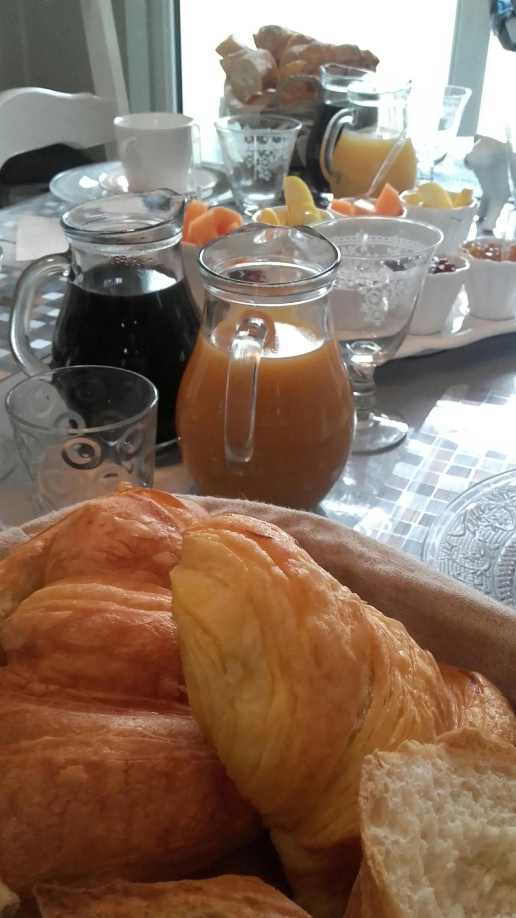 Continental breakfast in Comme un Rêve