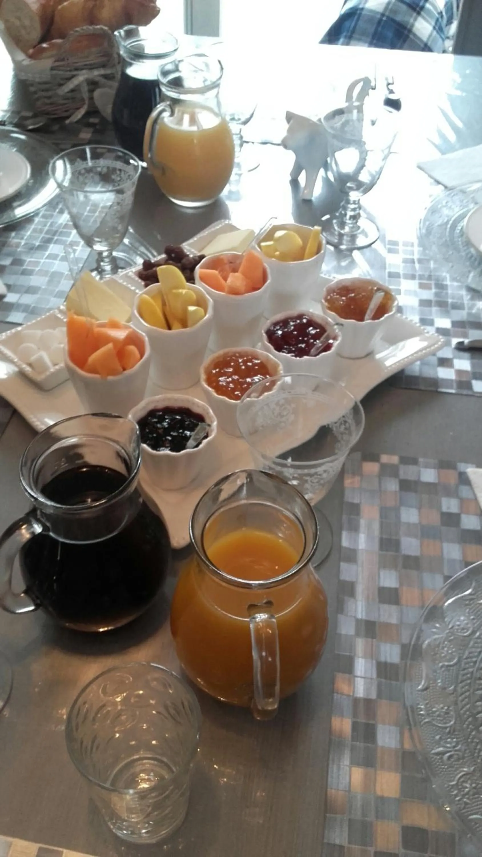 Continental breakfast in Comme un Rêve