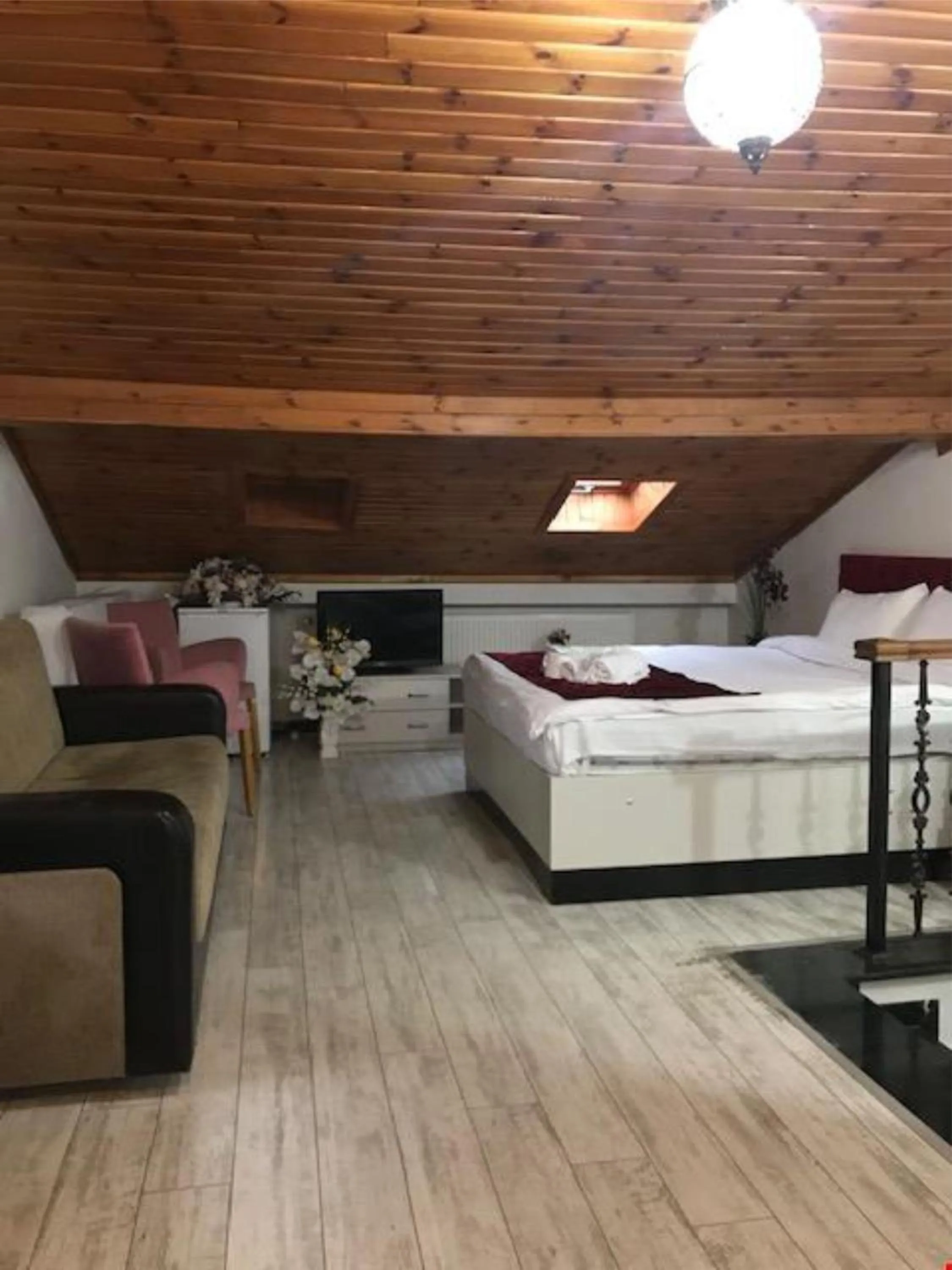 Bed in Taksim Sem House