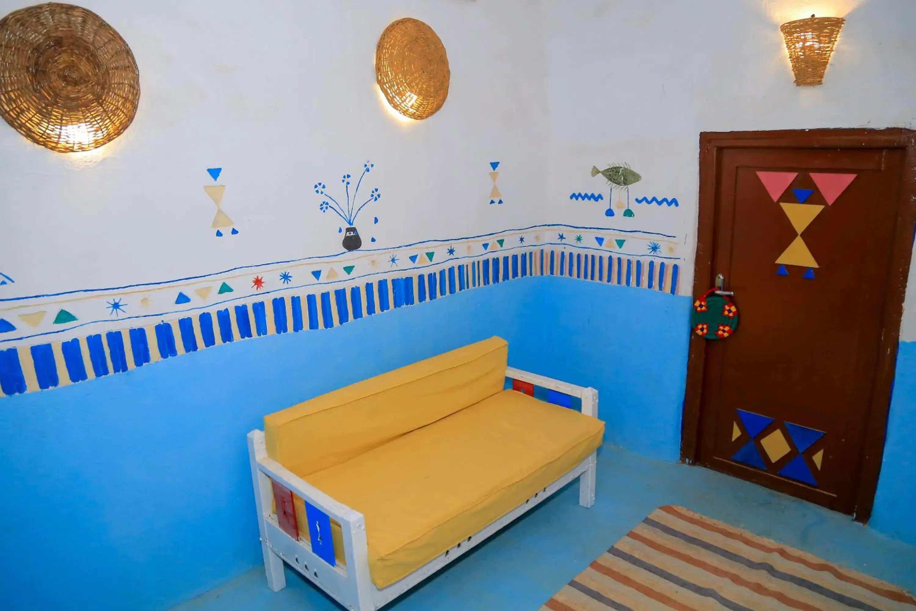 Budget Double or Twin Room - single occupancy in Nubian Palace Eco Lodge - A Nubian Home Since 1959 Budget Double or Twin Room - single occupancy in Nubian Palace Eco Lodge - A Nubian Home Since 1959