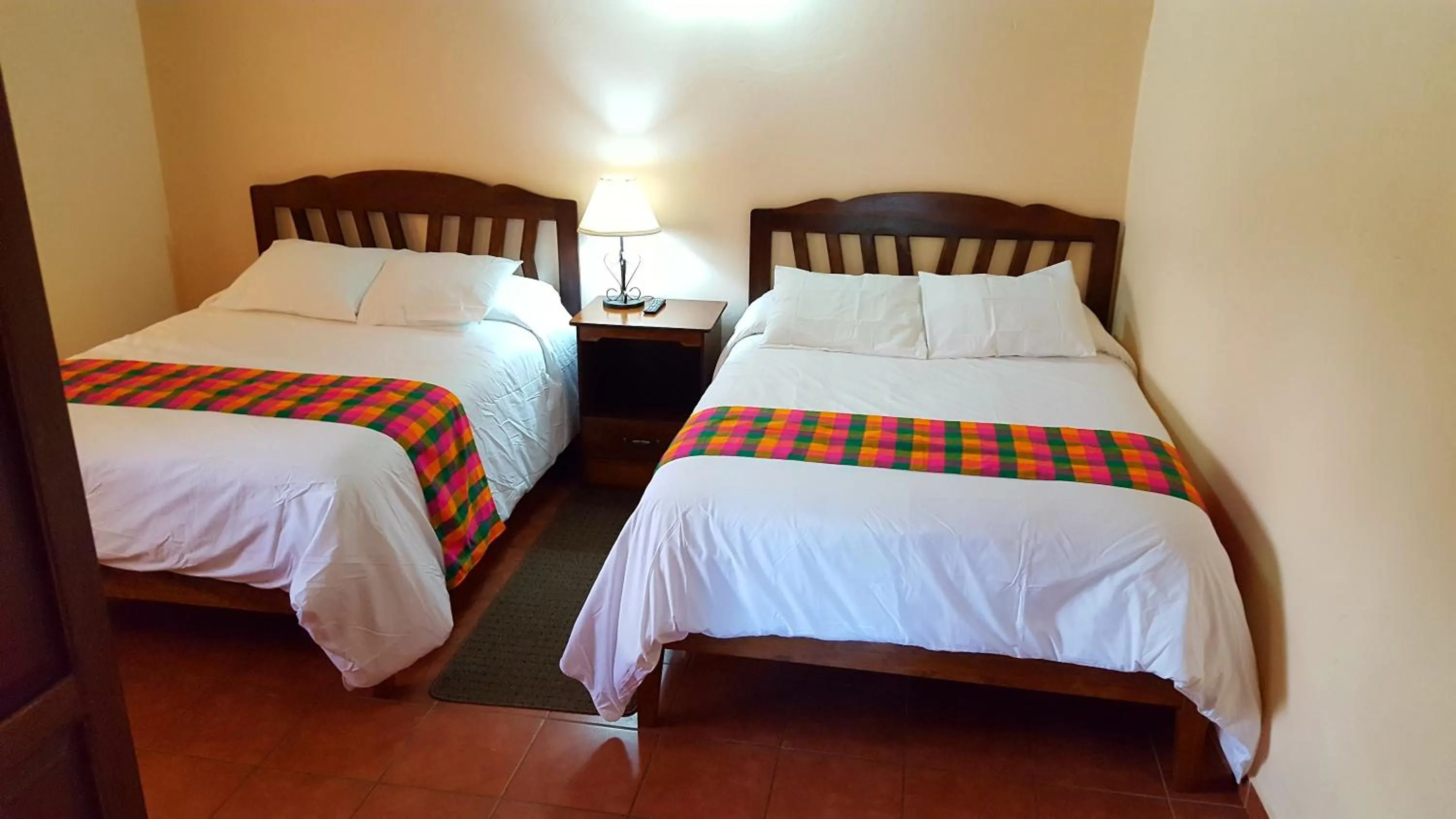Bed in Posada Papa Chepe