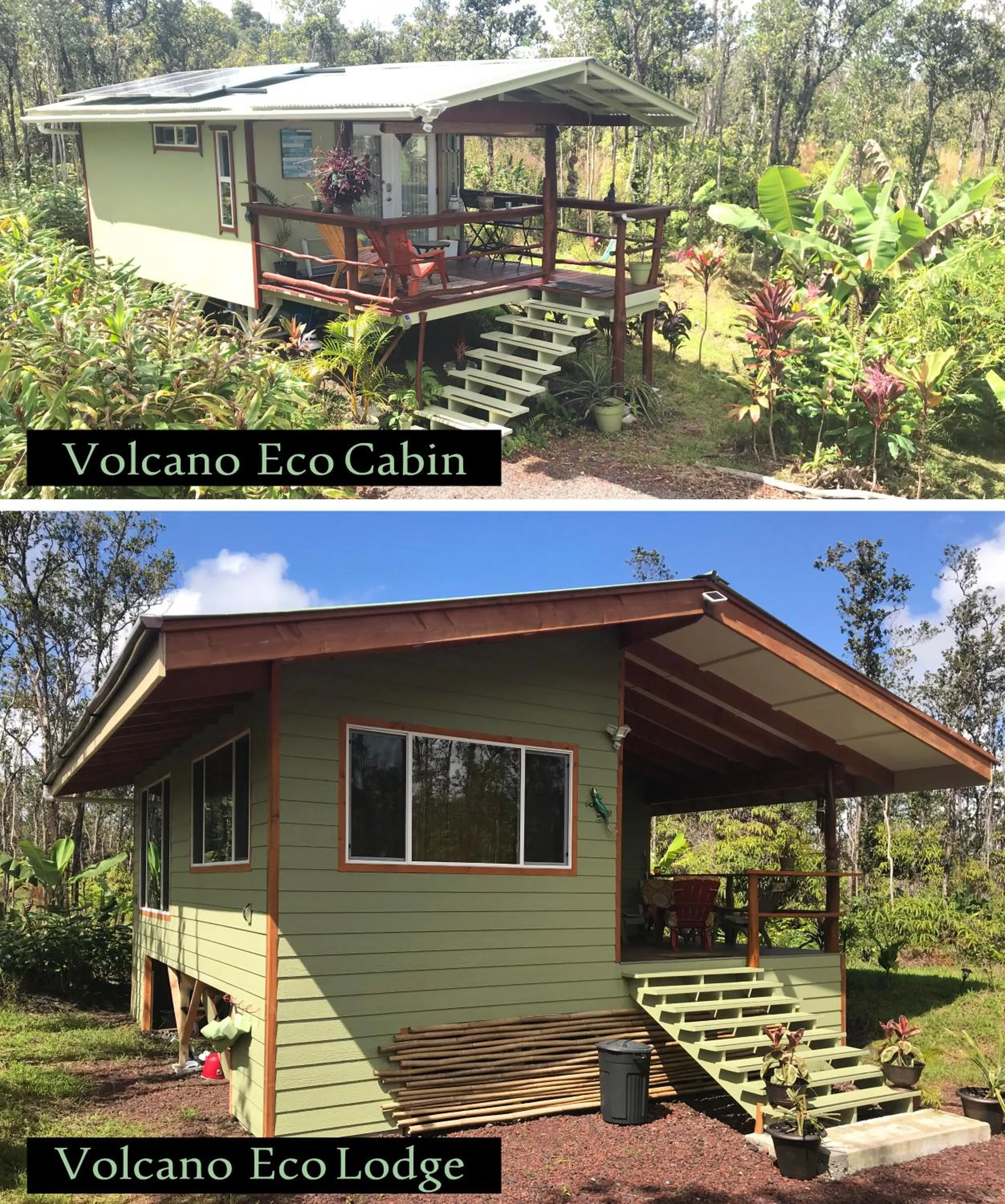 Facade/entrance in Volcano Eco Cabin & Eco Lodge