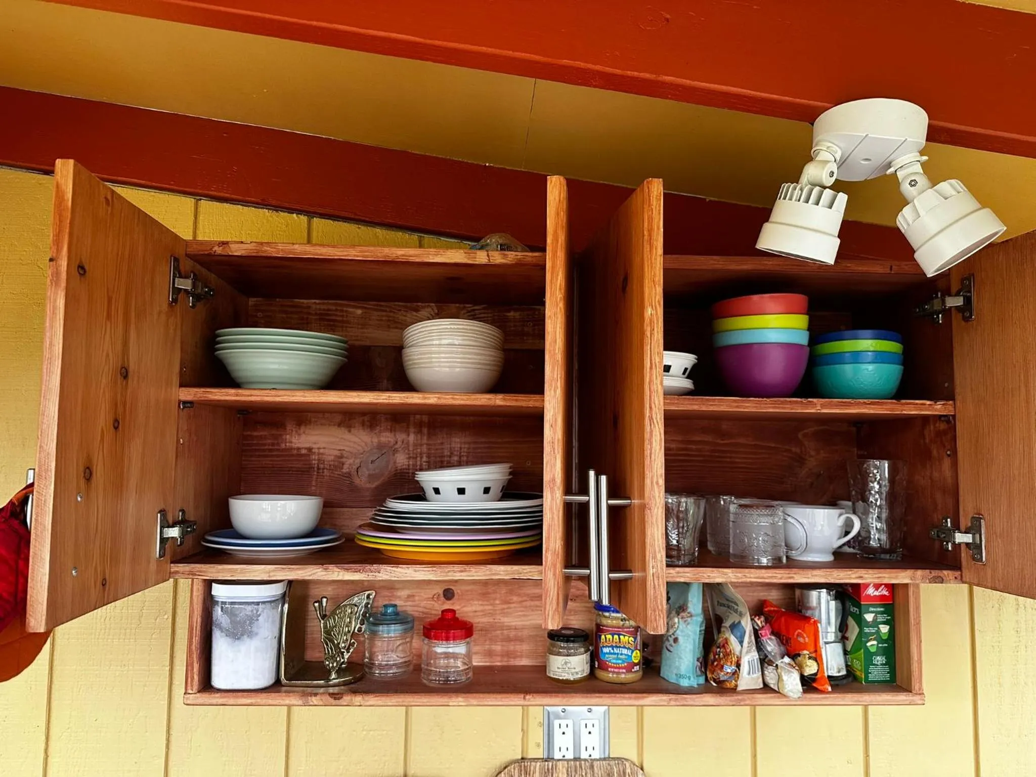 Kitchen or kitchenette in Volcano Eco Cabin & Eco Lodge