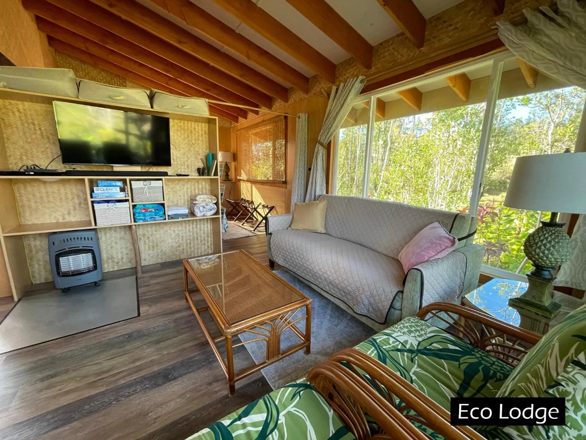 TV and multimedia in Volcano Eco Cabin & Eco Lodge