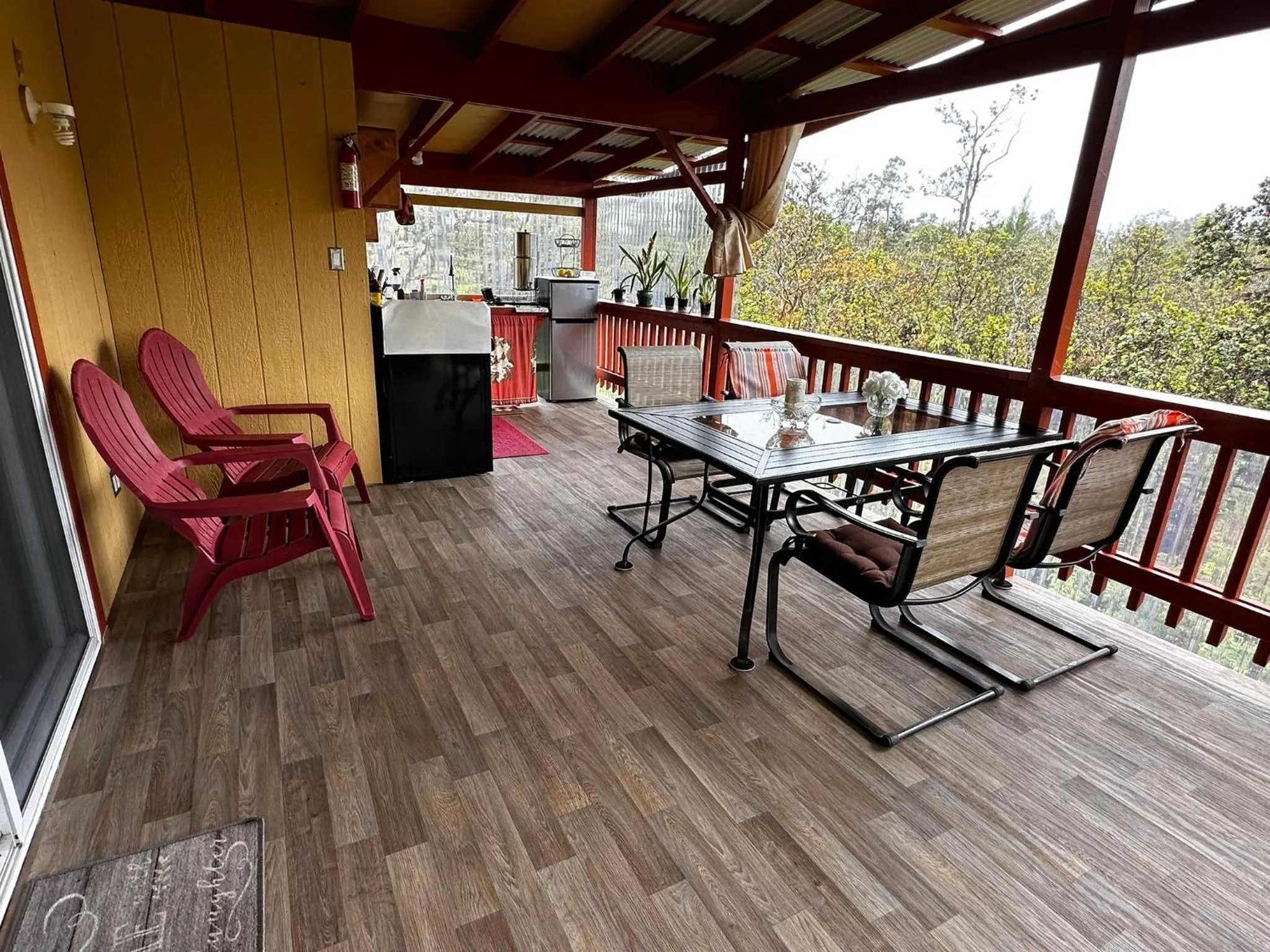 View (from property/room) in Volcano Eco Cabin & Eco Lodge