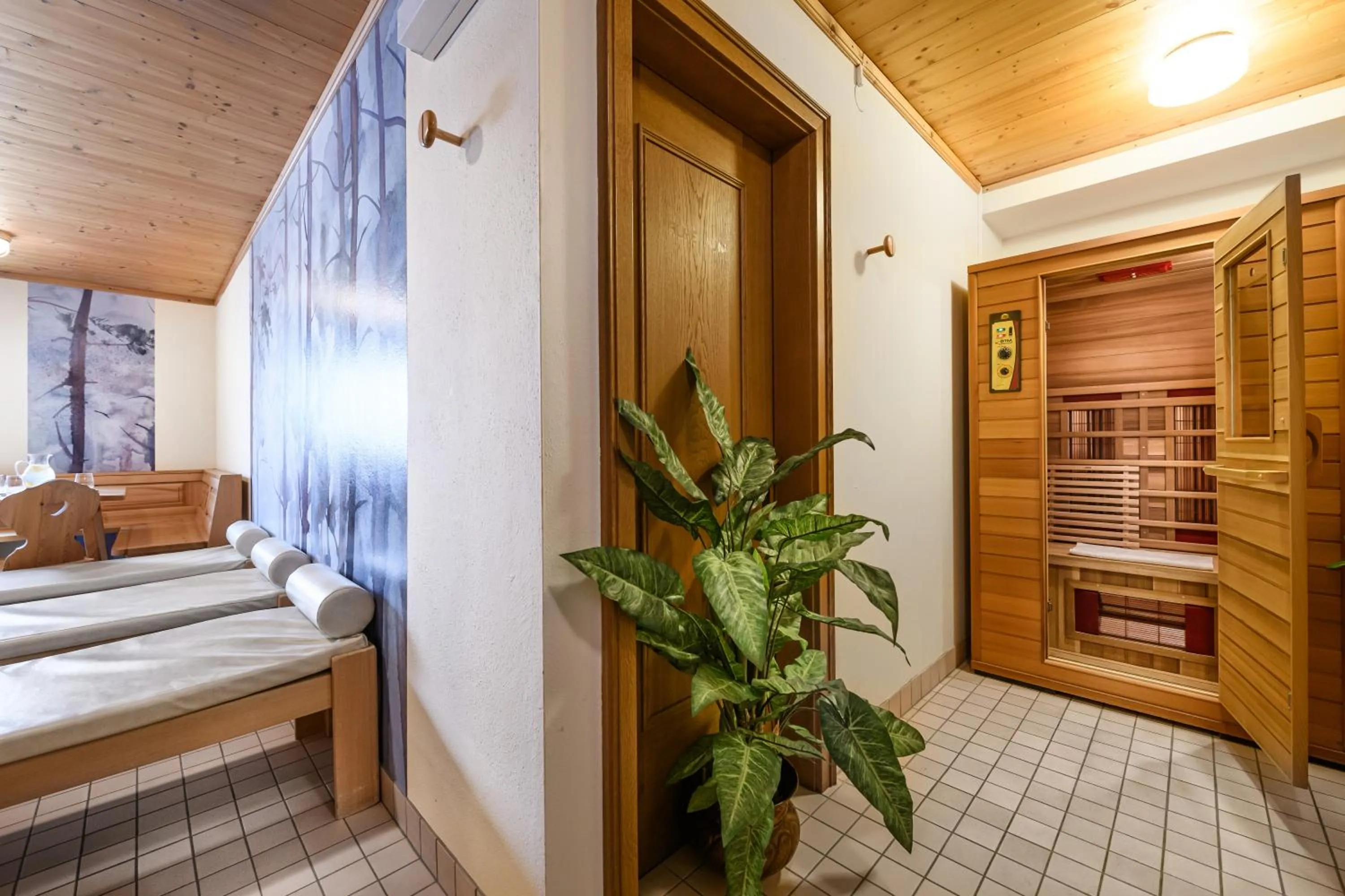 Sauna, Bed in Ferienhaus Birgit - inklusive Eintritt Alpentherme Bad Hofgastein