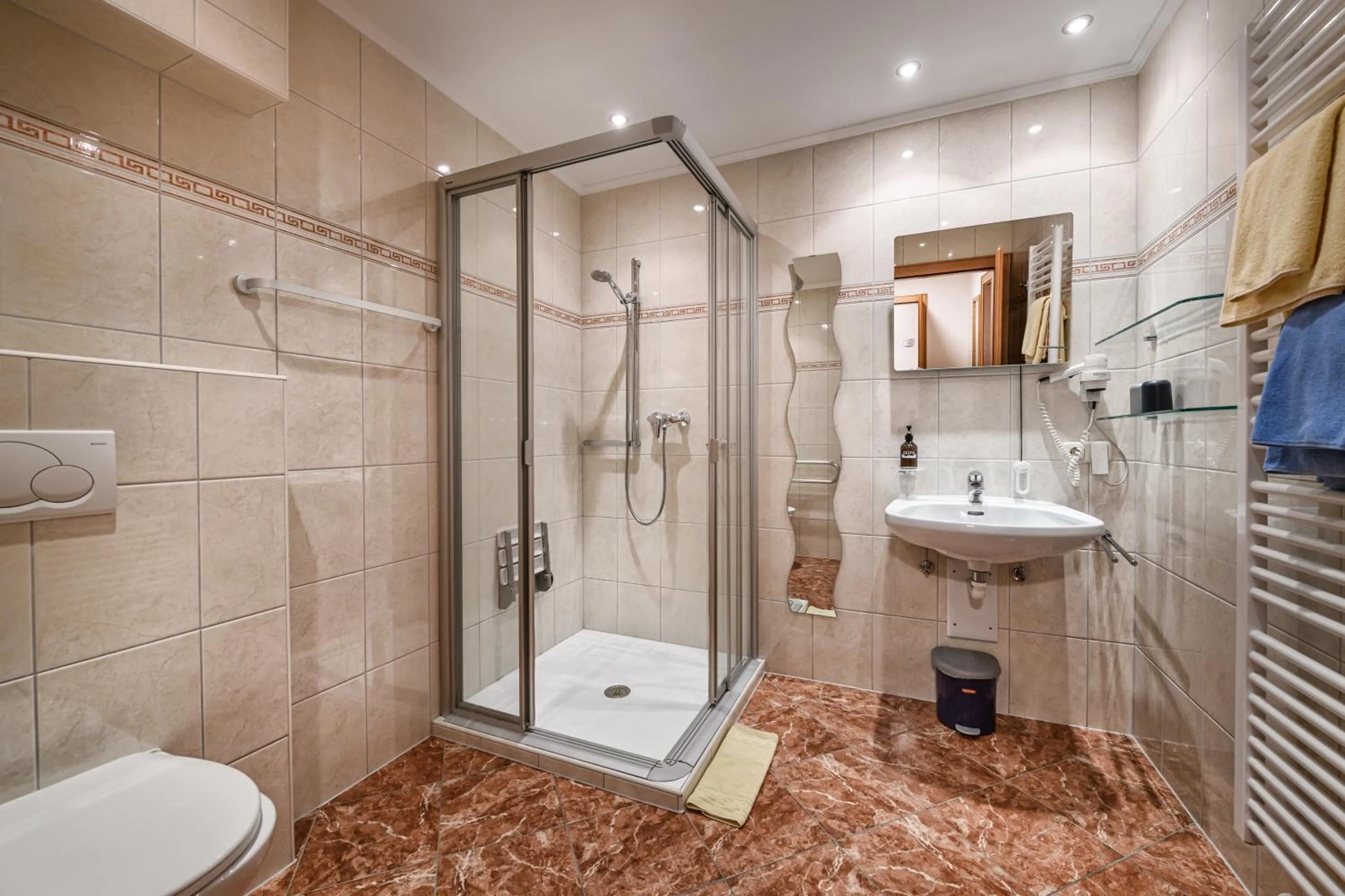 Shower in Ferienhaus Birgit - inklusive Eintritt Alpentherme Bad Hofgastein
