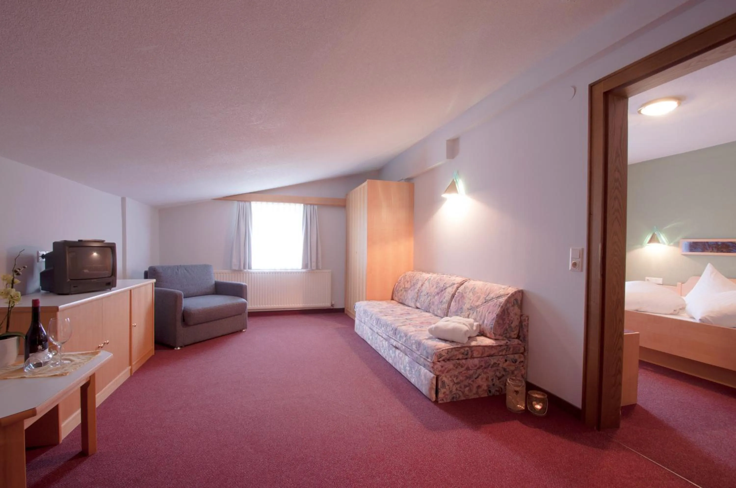 Photo of the whole room, Bed in Hotel Alpenfriede