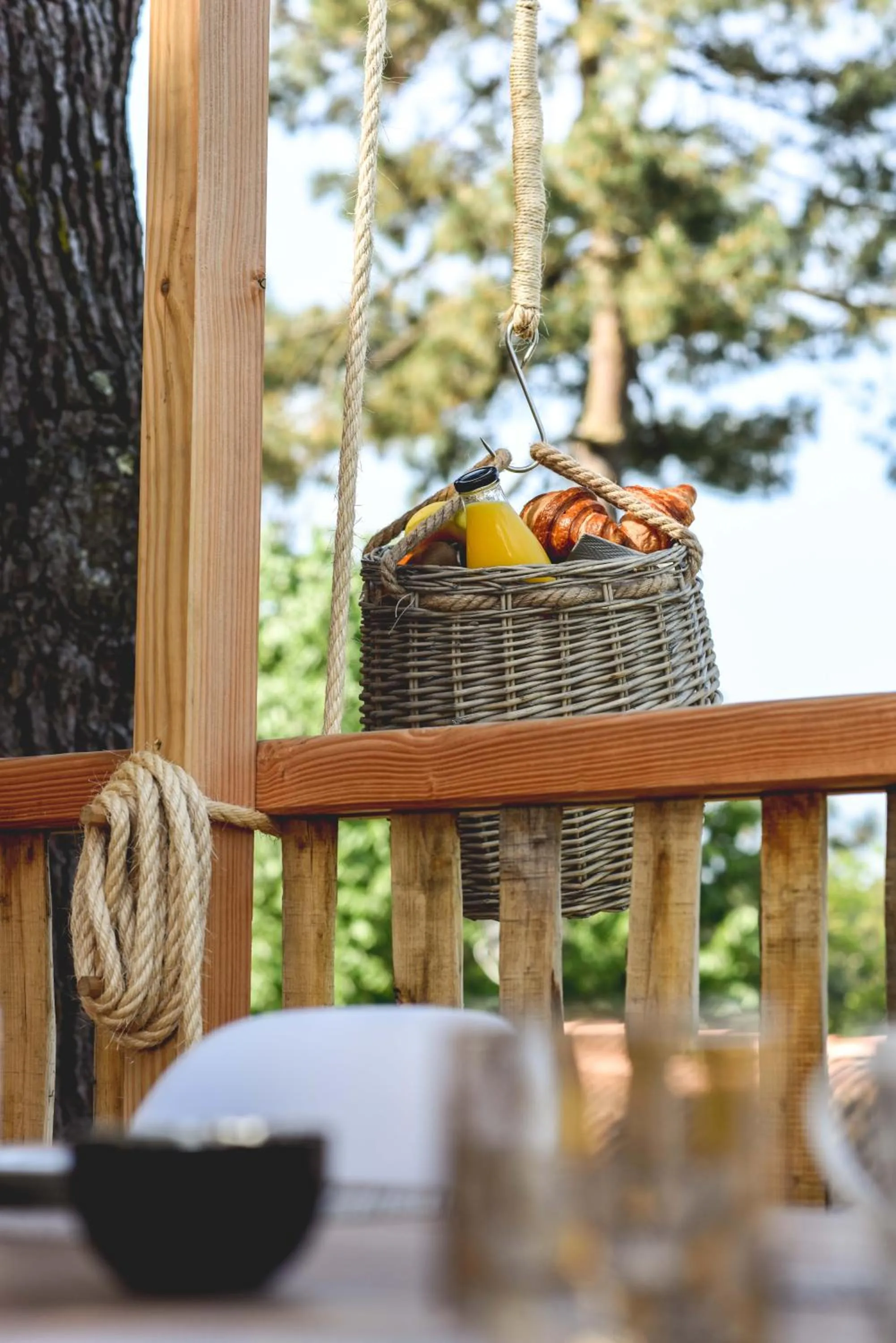 Balcony/Terrace in Logis Hôtel Emeraude des Bois