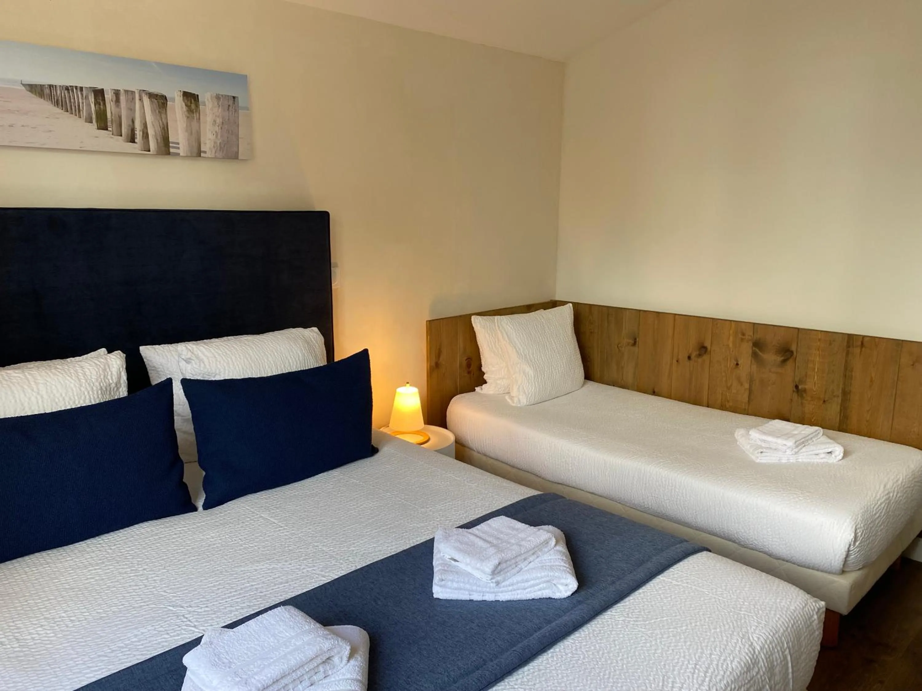 Photo of the whole room, Bed in Logis Hôtel Emeraude des Bois