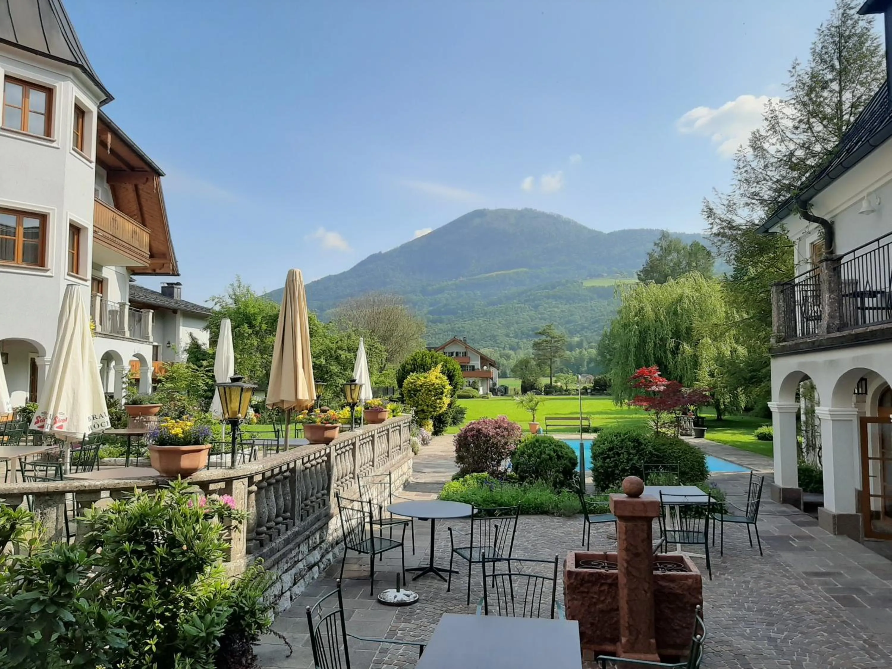 Patio in Gasthof Hotel Doktorwirt