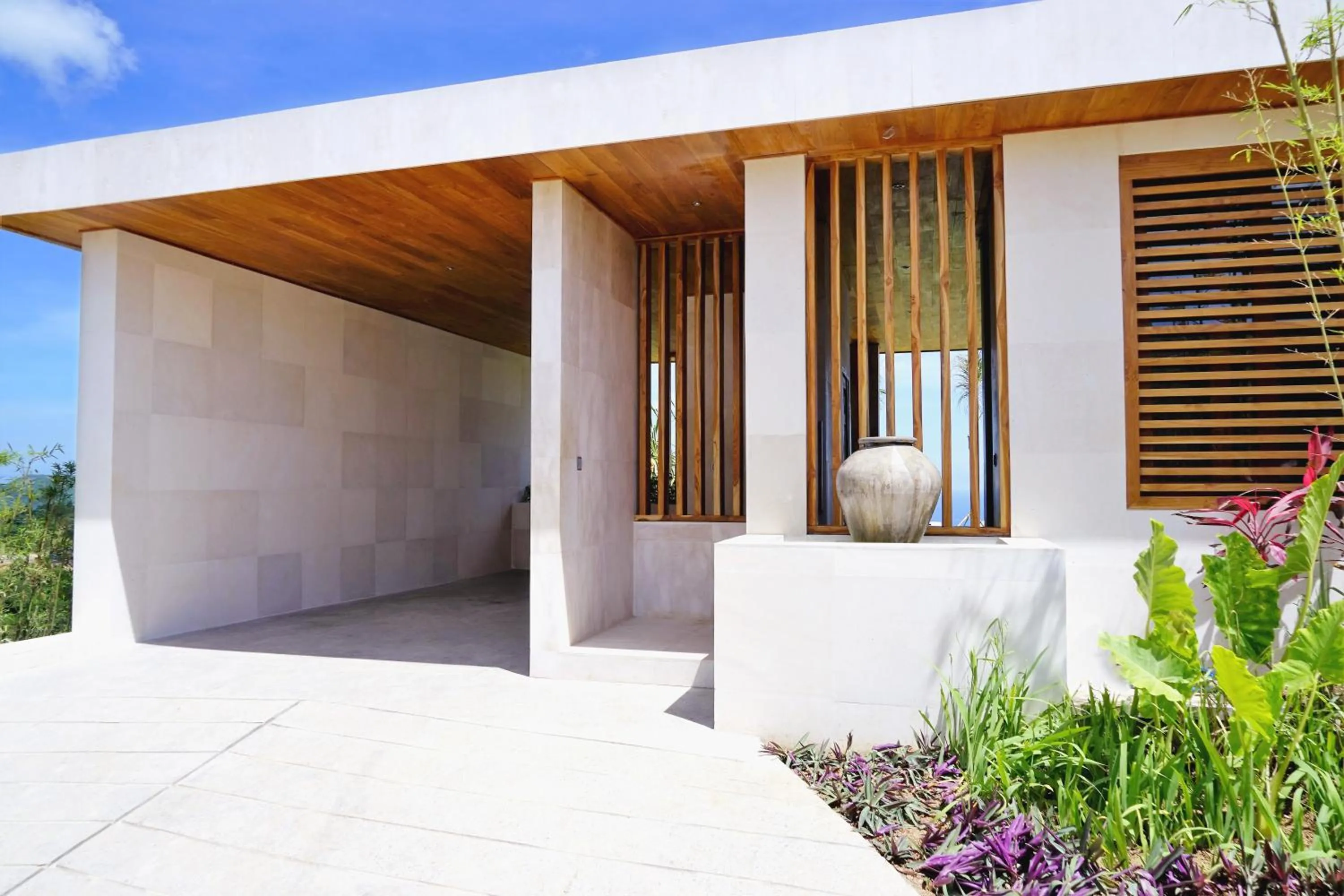 Property building in Selong Selo Resort and Villas