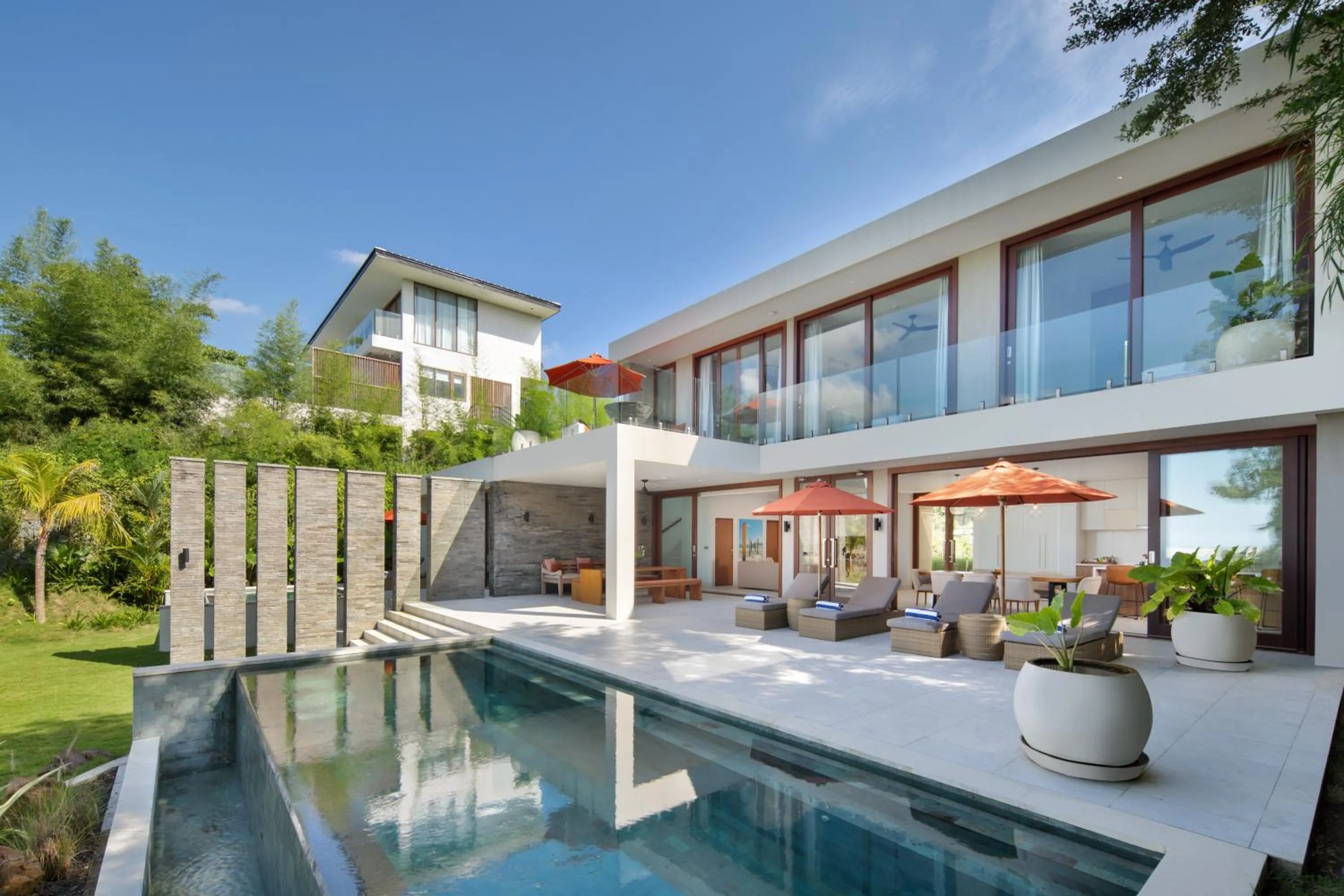 Pool view in Selong Selo Resort and Villas