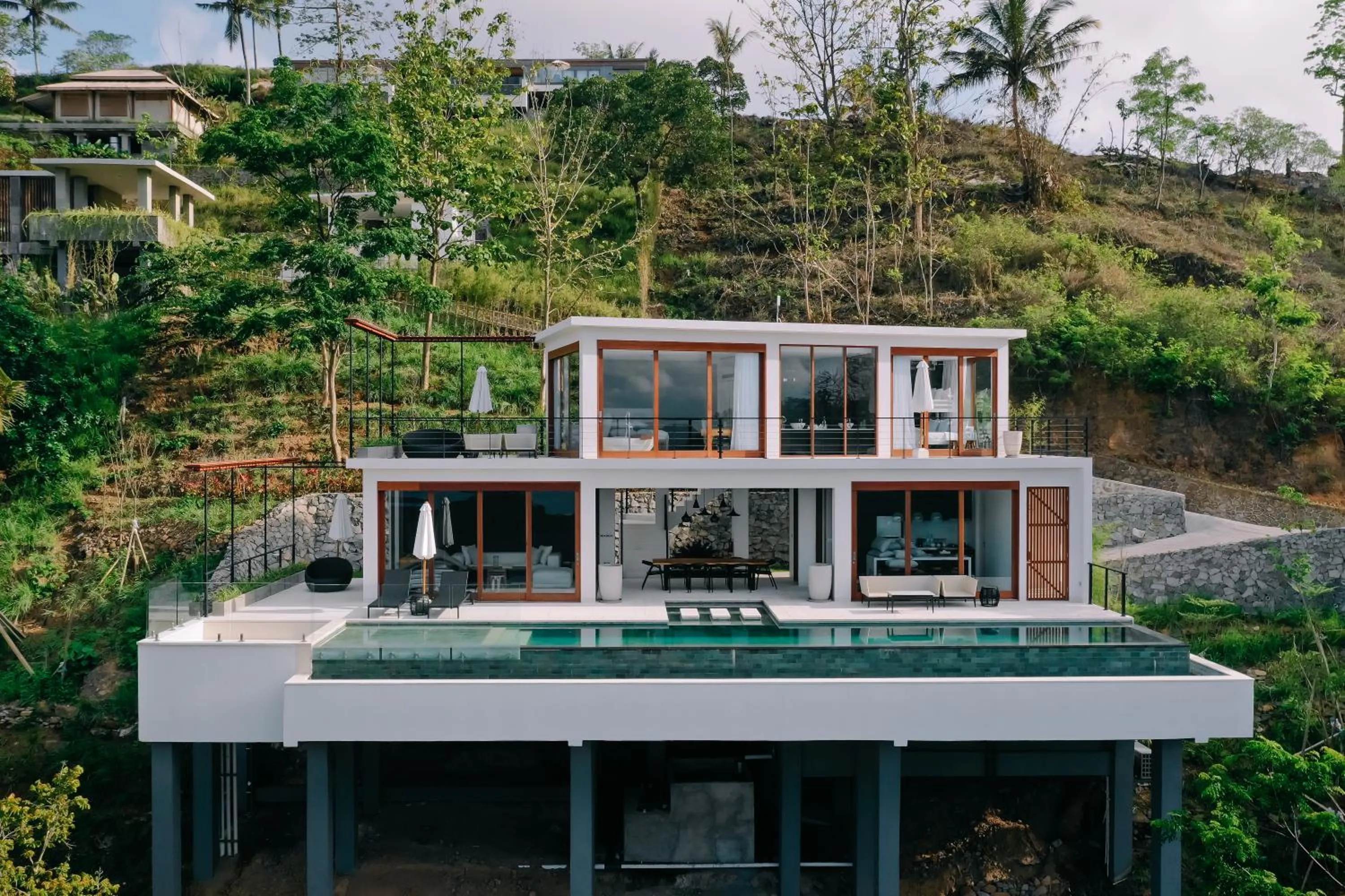 Property building in Selong Selo Resort and Villas