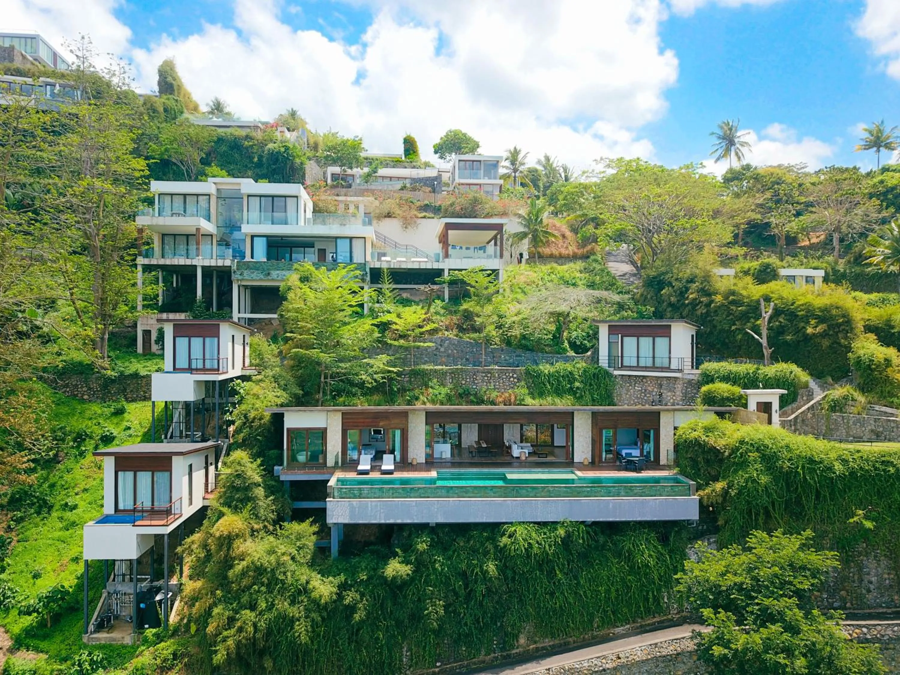 Property building in Selong Selo Resort and Villas