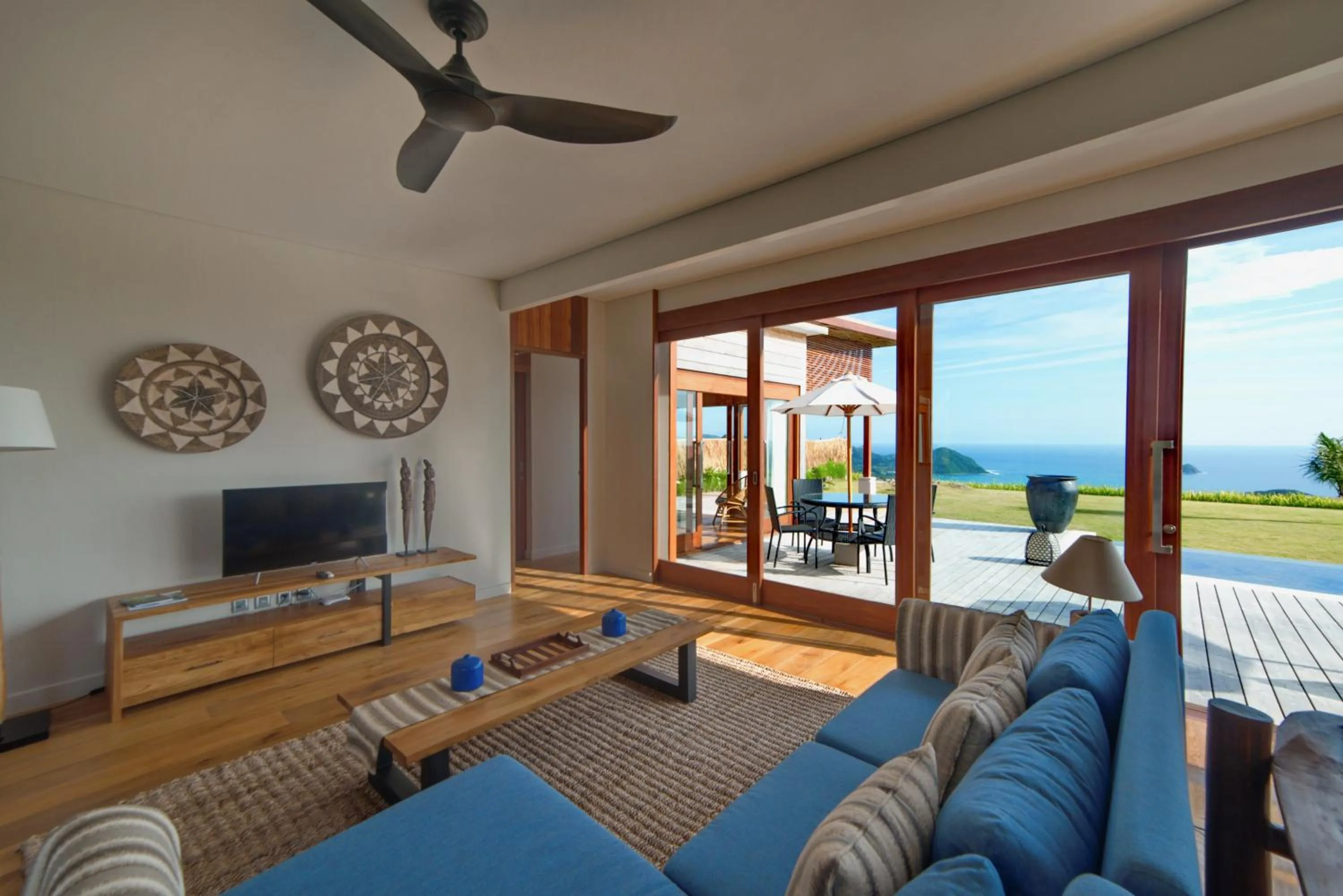 Living room in Selong Selo Resort and Villas