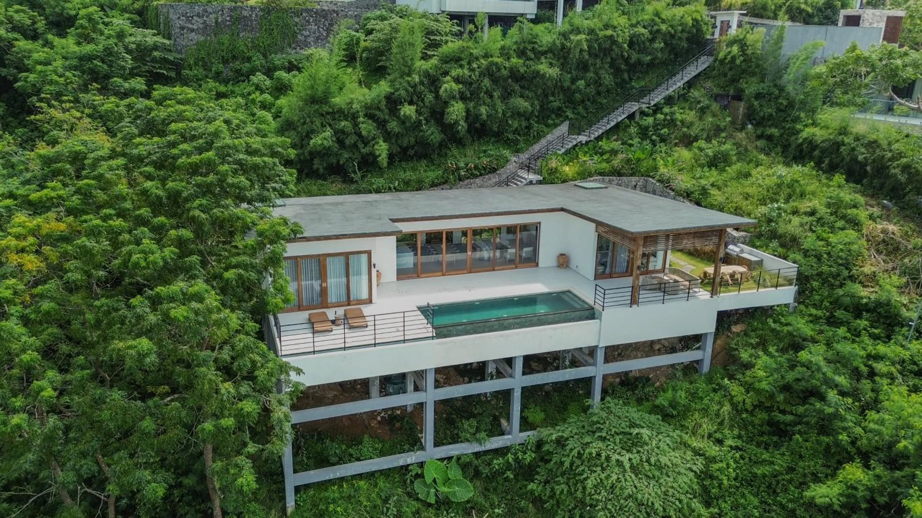 Property building in Selong Selo Resort and Villas