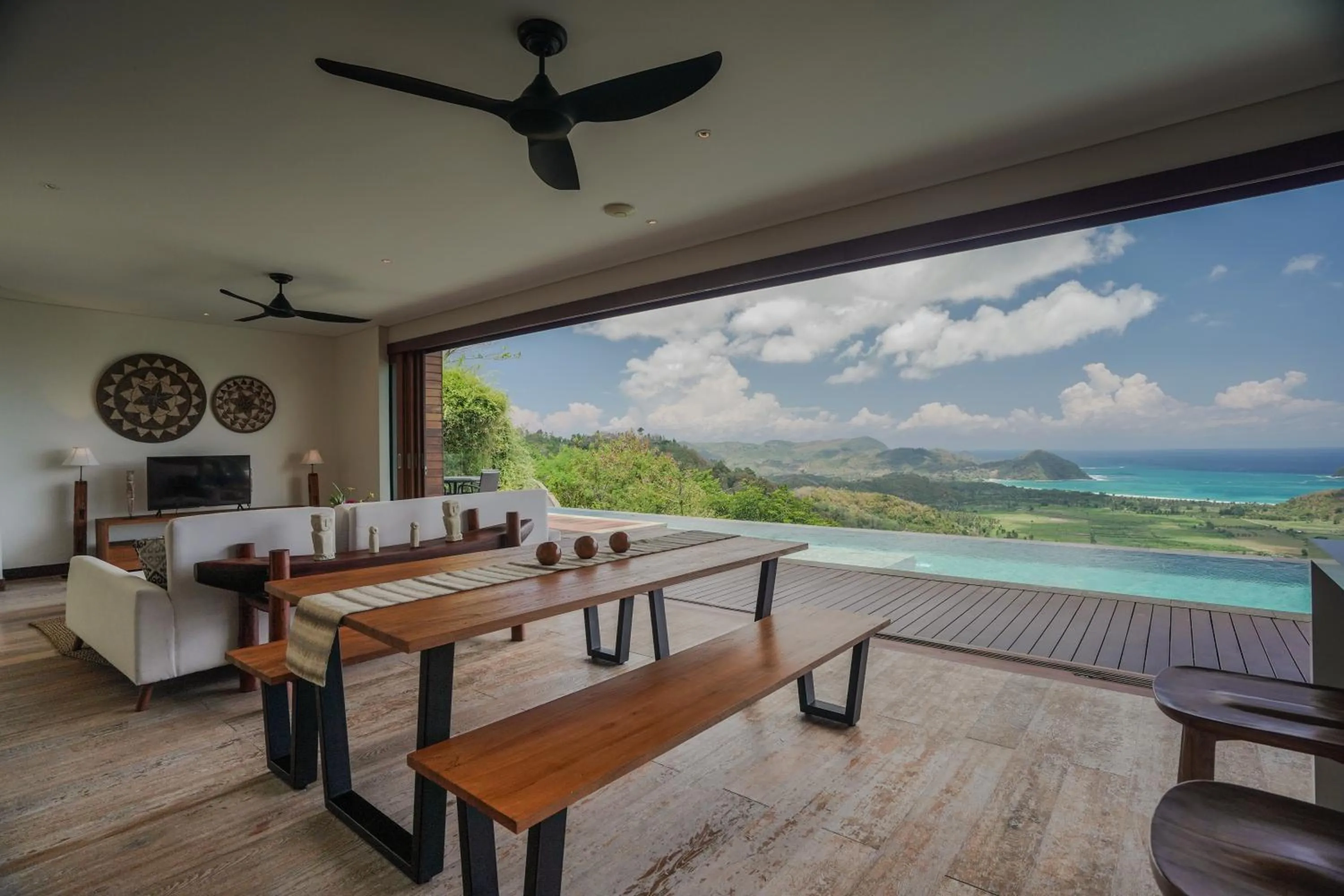 Living room in Selong Selo Resort and Villas