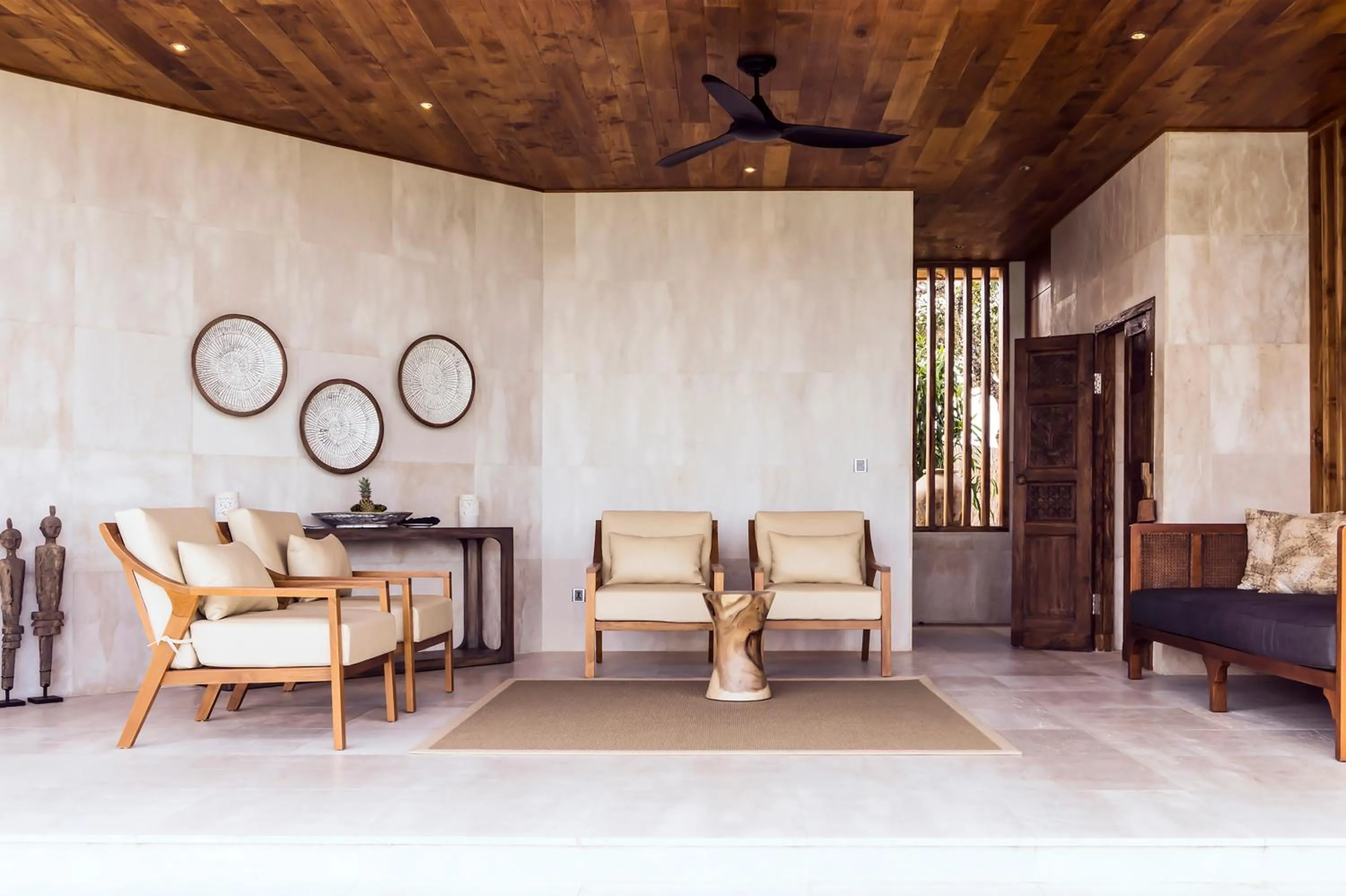 Living room in Selong Selo Resort and Villas