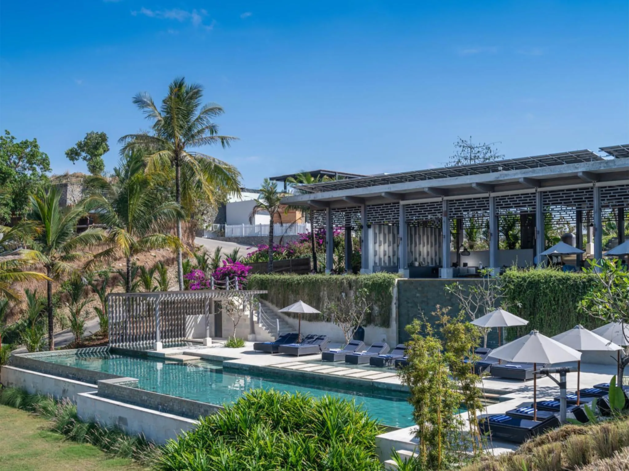 Property building in Selong Selo Resort and Villas