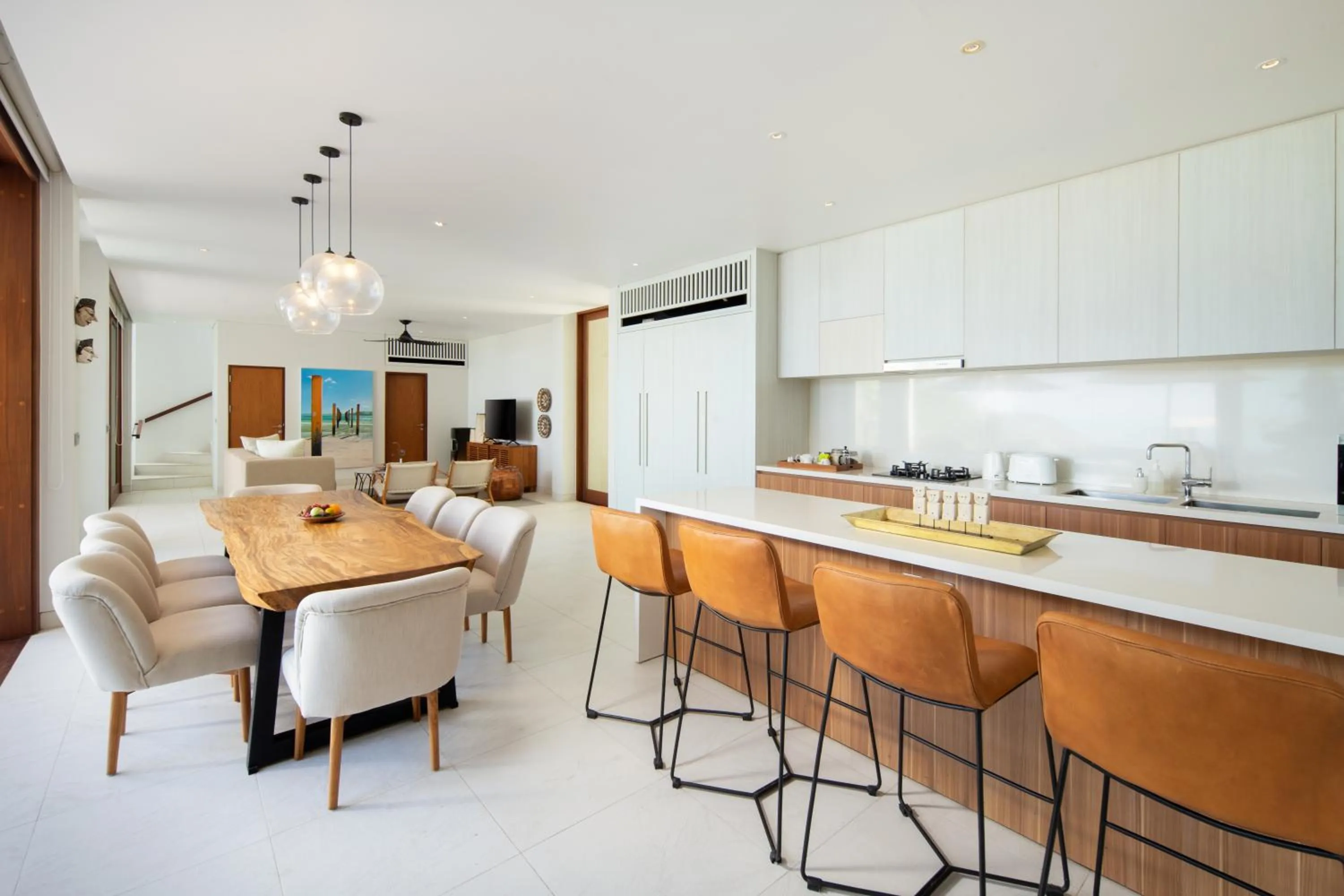 Kitchen or kitchenette in Selong Selo Resort and Villas