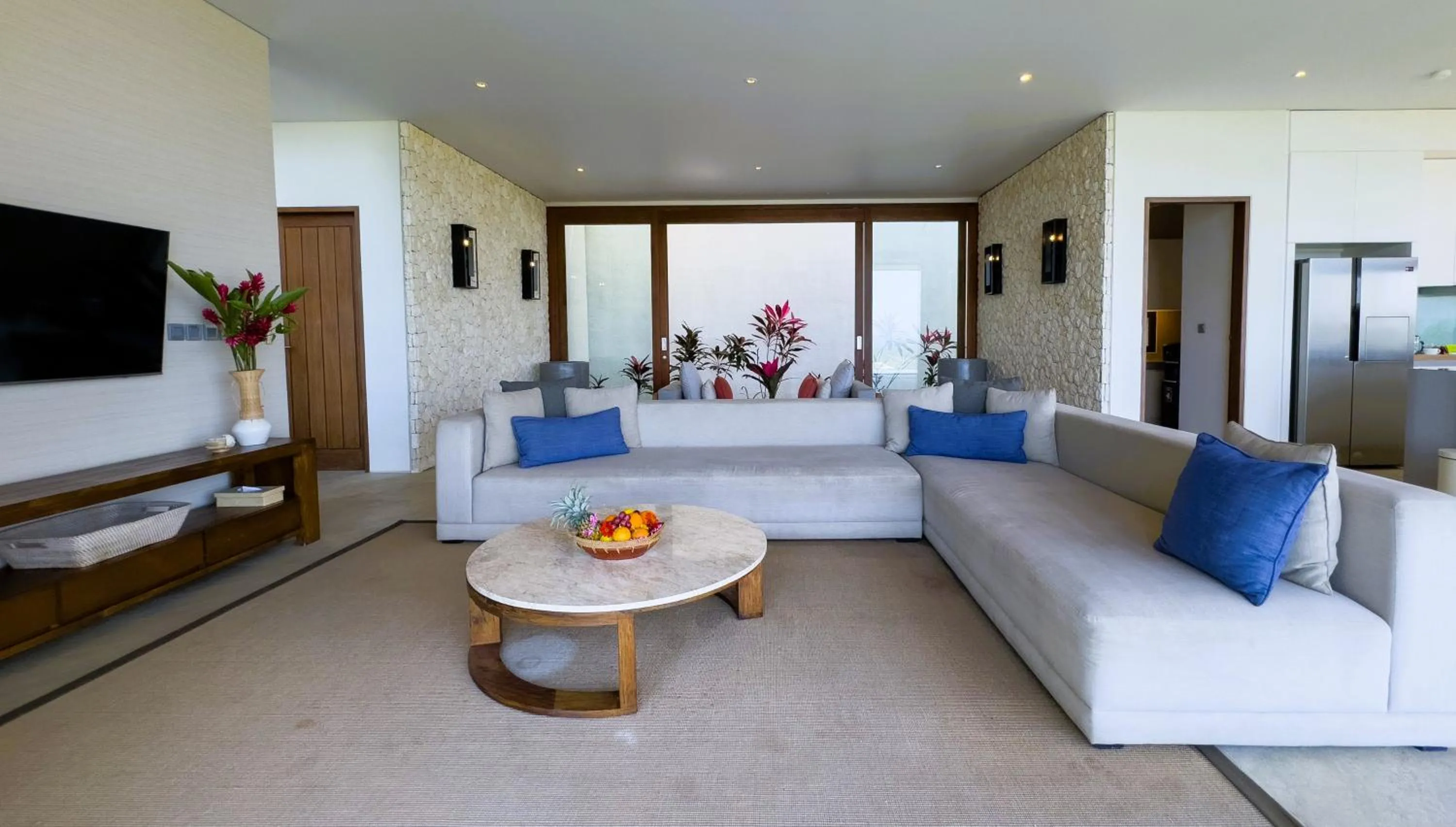 Living room in Selong Selo Resort and Villas