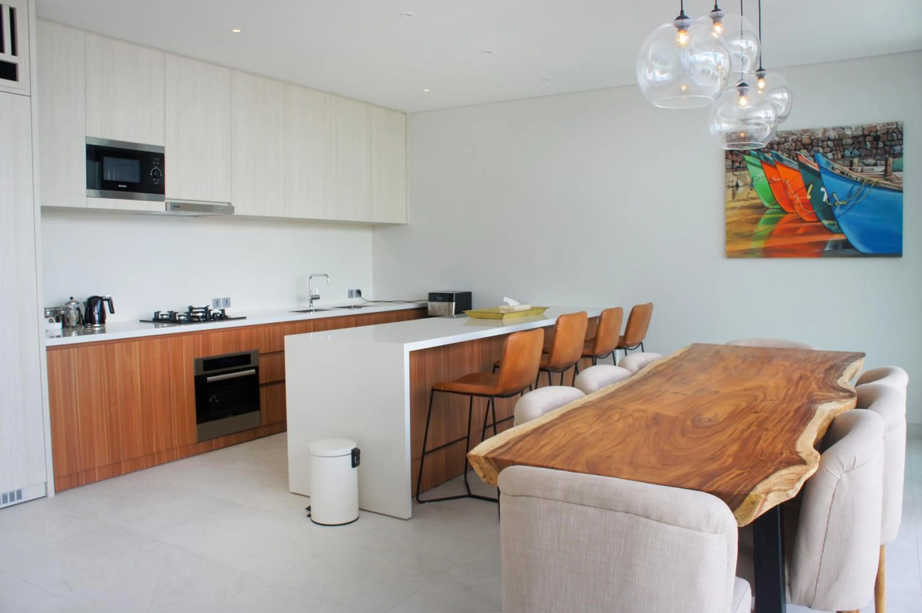 Kitchen or kitchenette in Selong Selo Resort and Villas