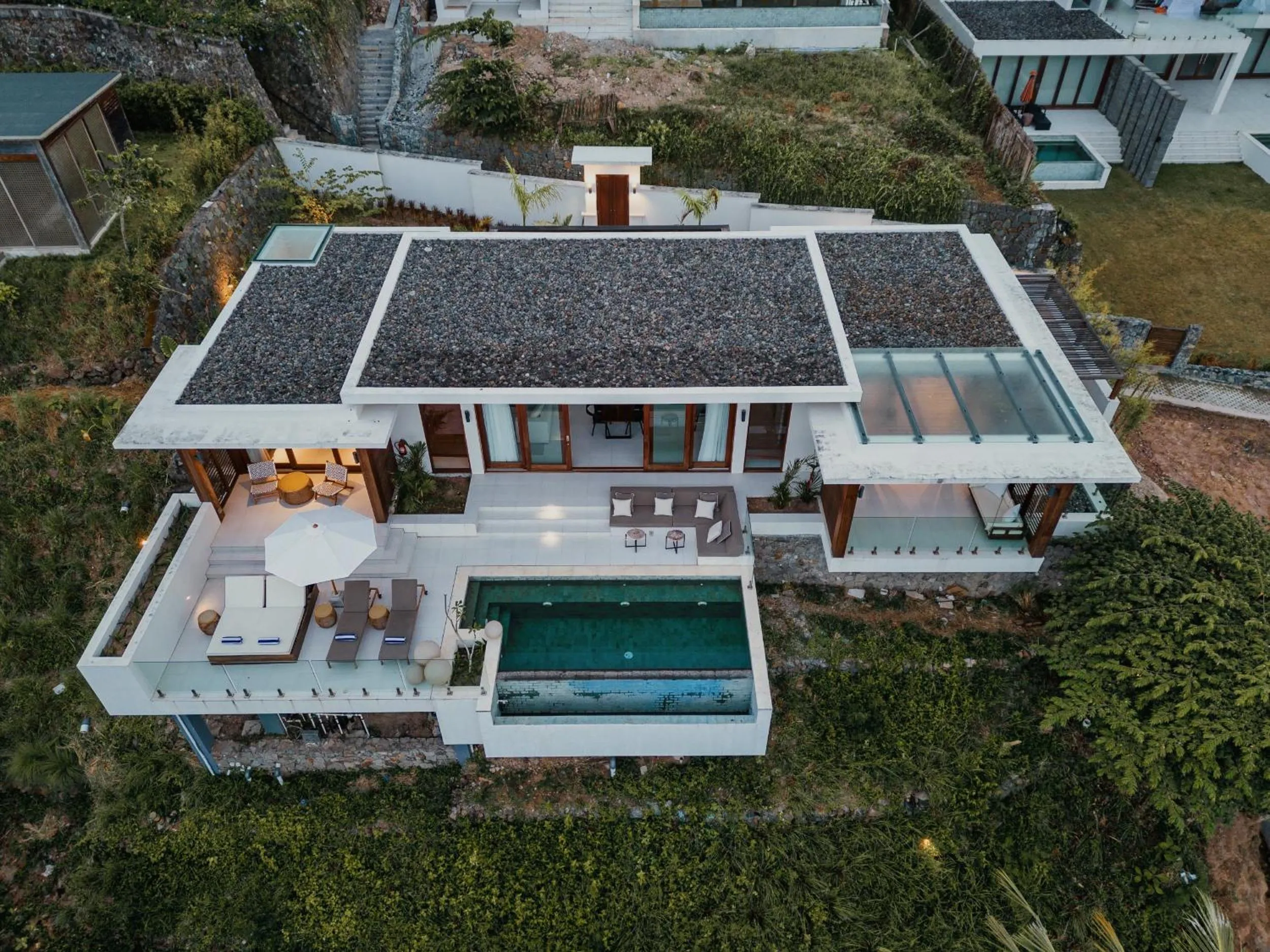 Bird's eye view in Selong Selo Resort and Villas