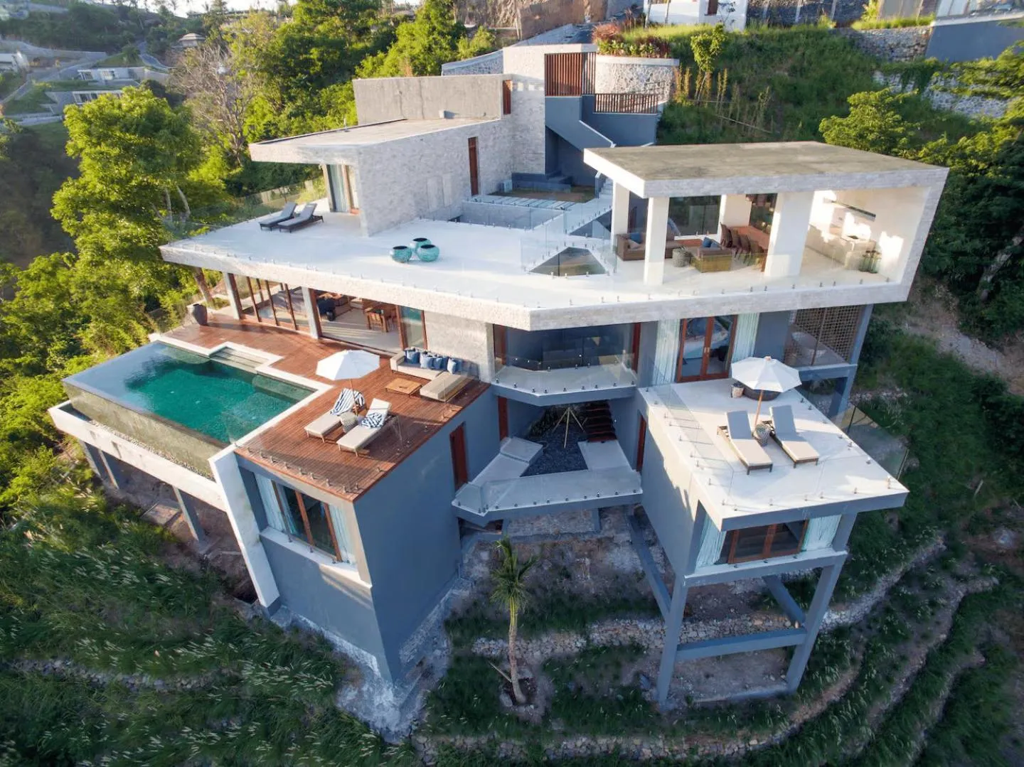 Property building in Selong Selo Resort and Villas