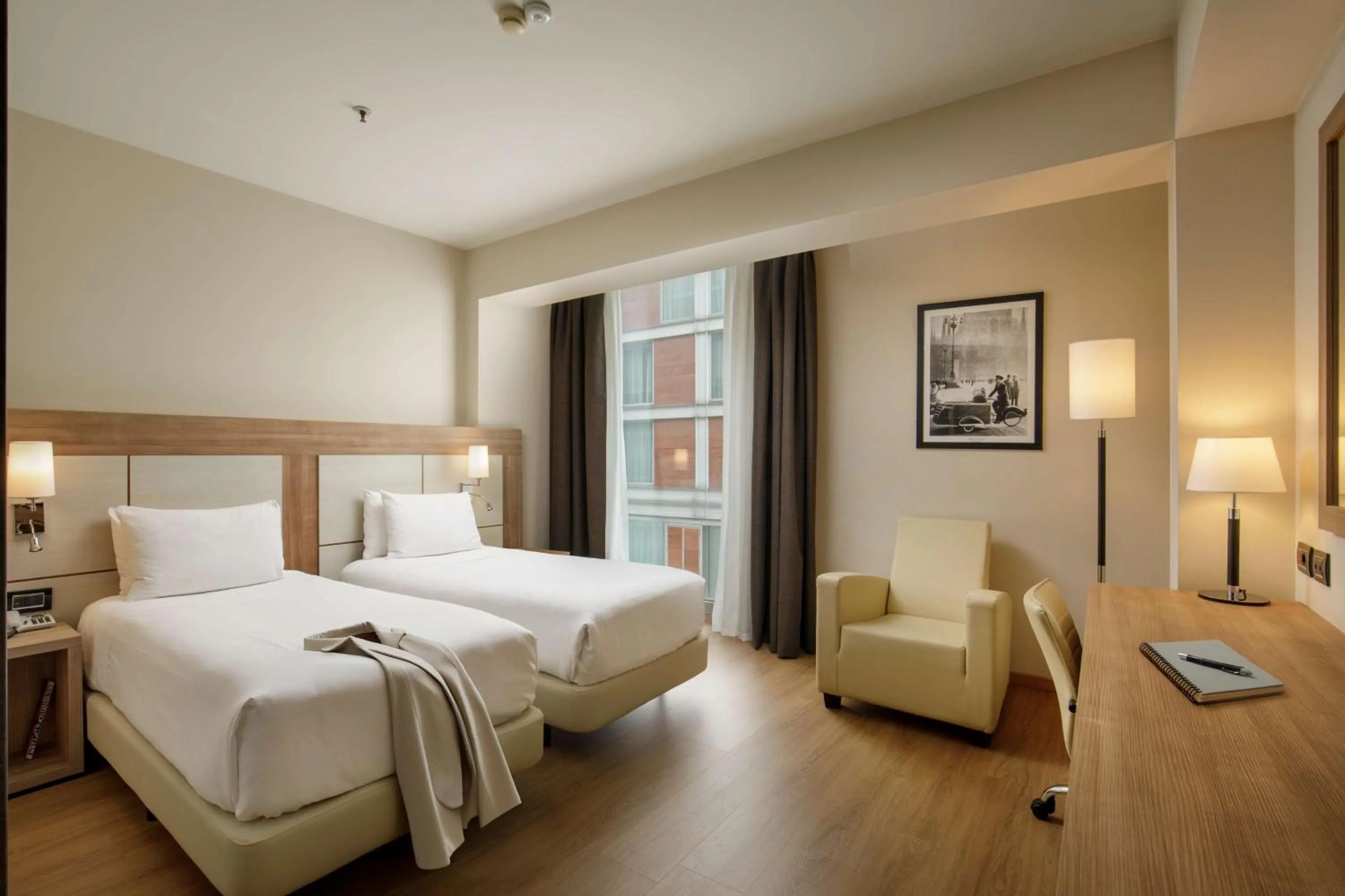 Bed in DoubleTree By Hilton Milan