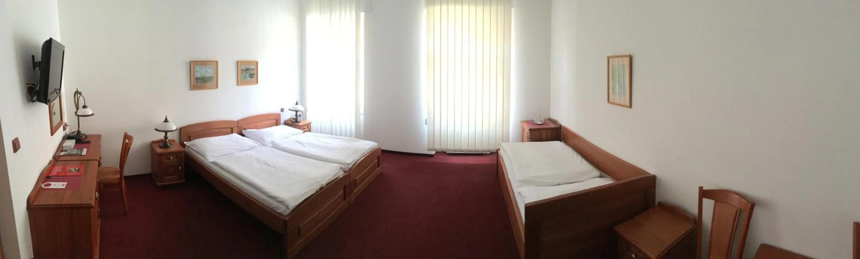 Bed in Hotel Pegas Brno