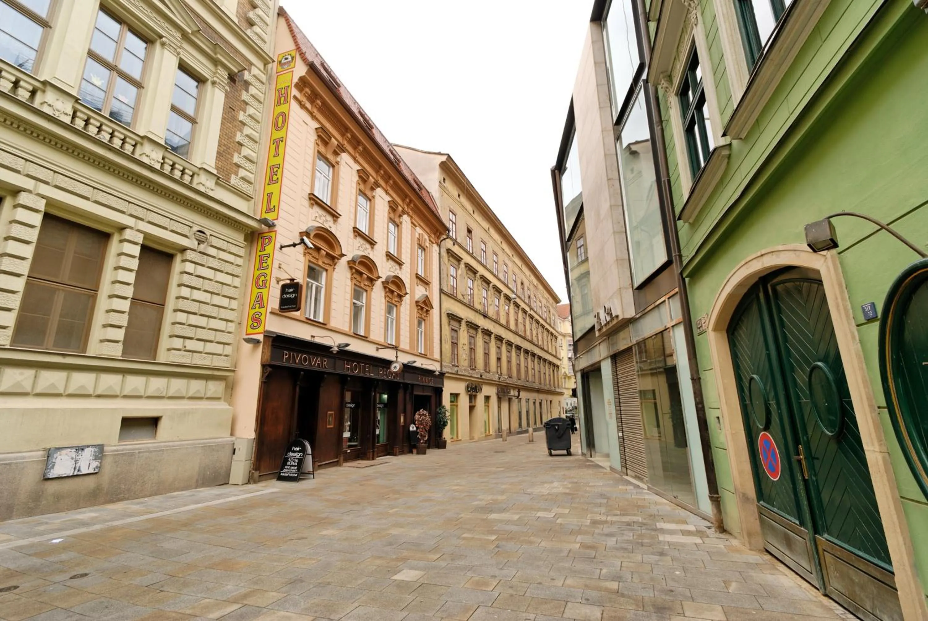 Property building in Hotel Pegas Brno