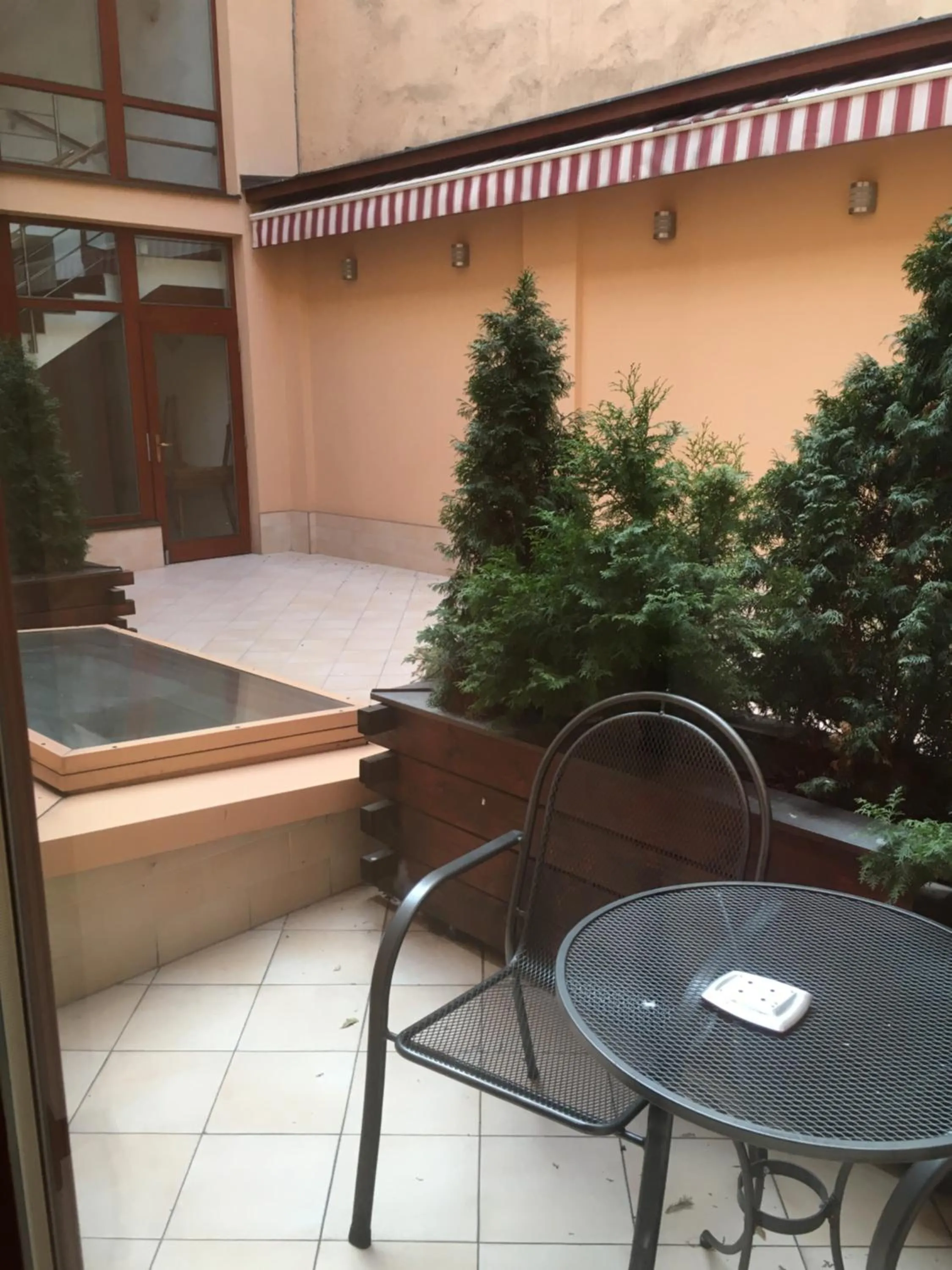 Balcony/Terrace in Hotel Pegas Brno