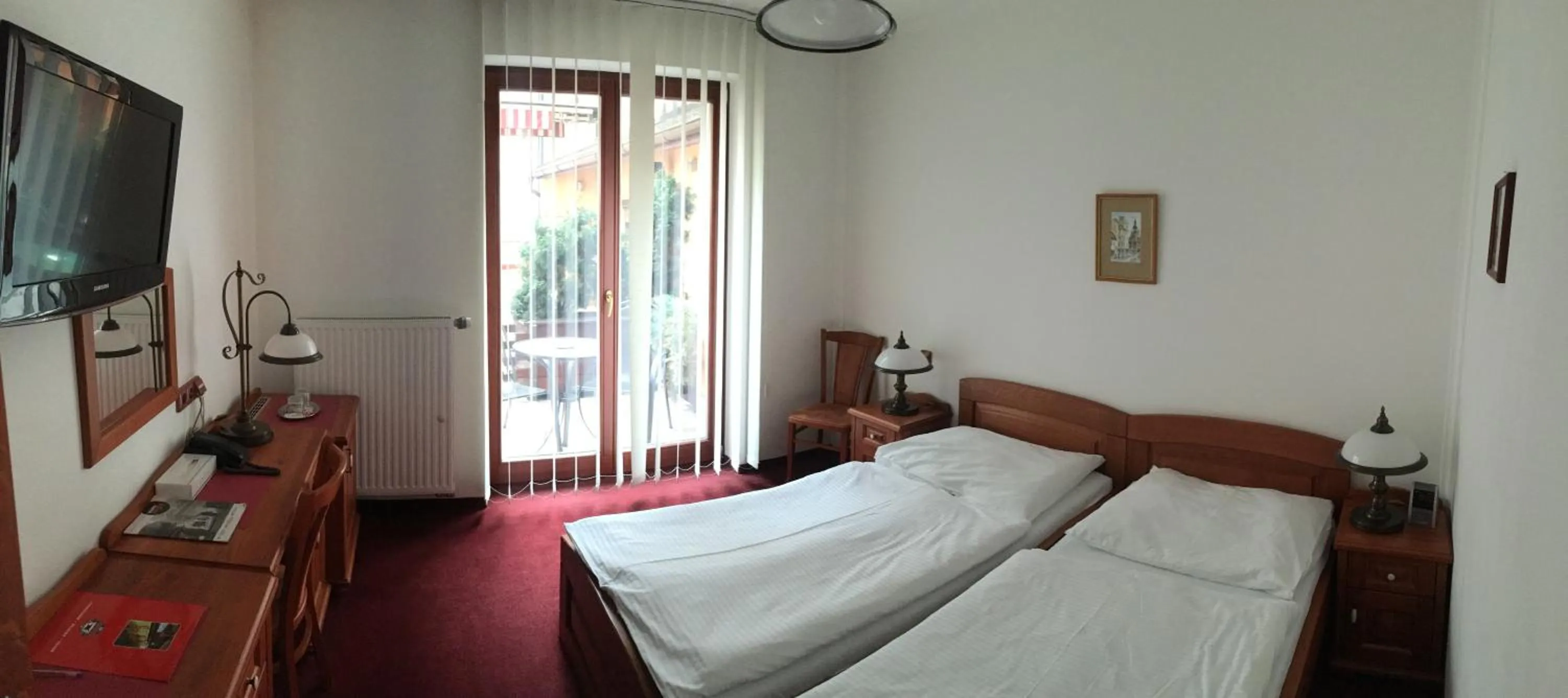 Bed in Hotel Pegas Brno